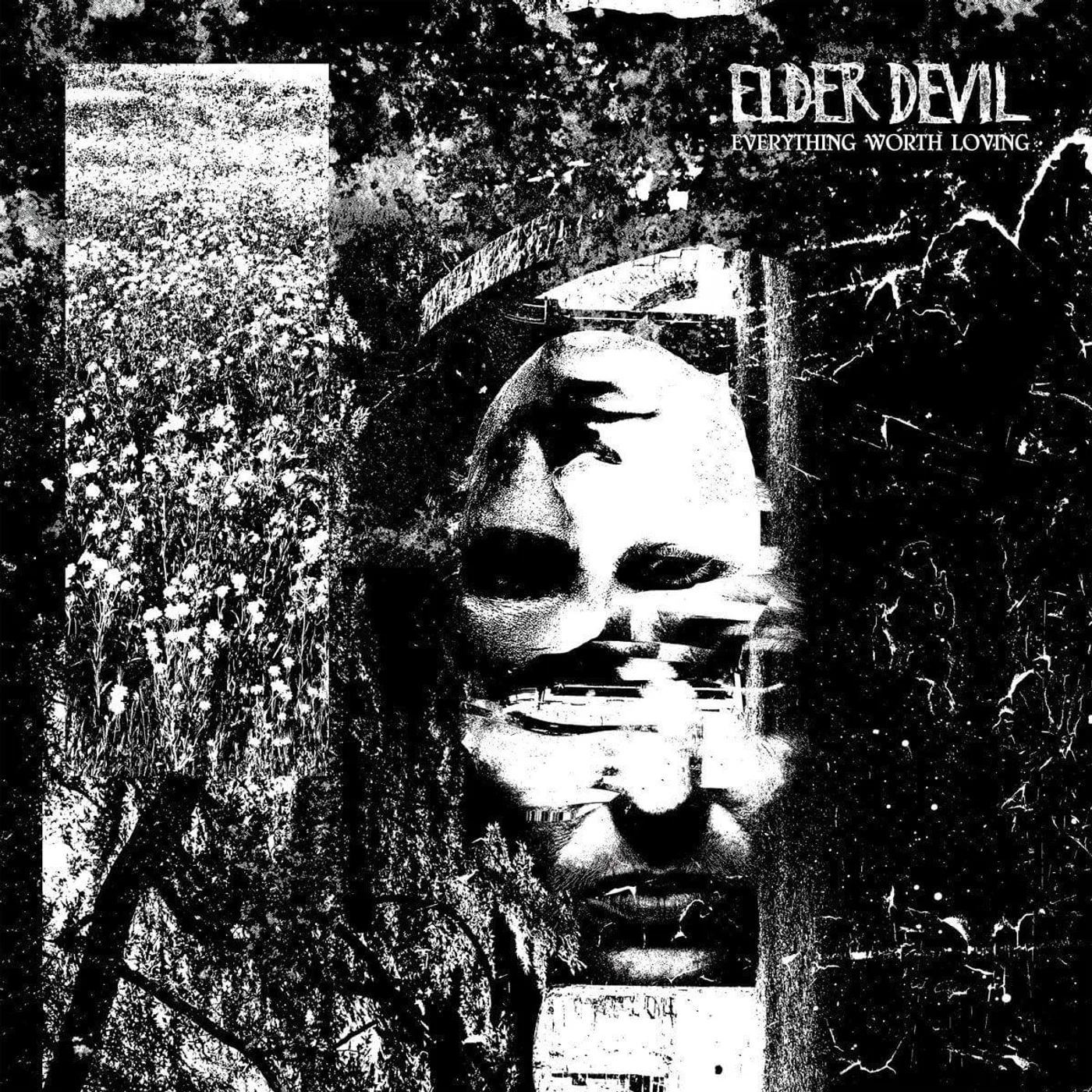 Elder Devil Everything Worth Loving (Red Flam W/ Black Hues Vinyl Record)