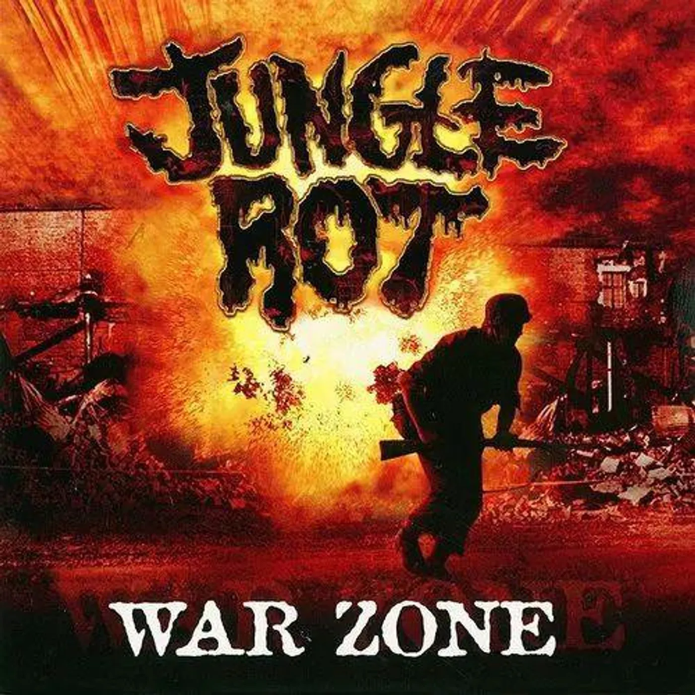 Jungle Rot War Zone (Red Vinyl Record)