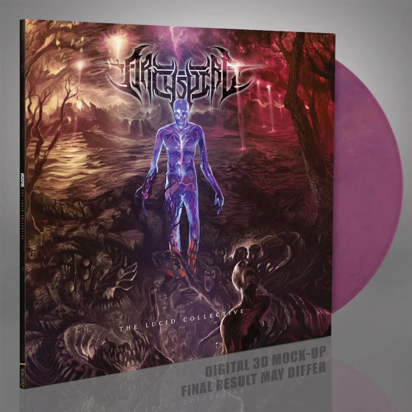Archspire Lucid Collective (Raspberry - Purple, Pink, & White Marbled) Vinyl Record
