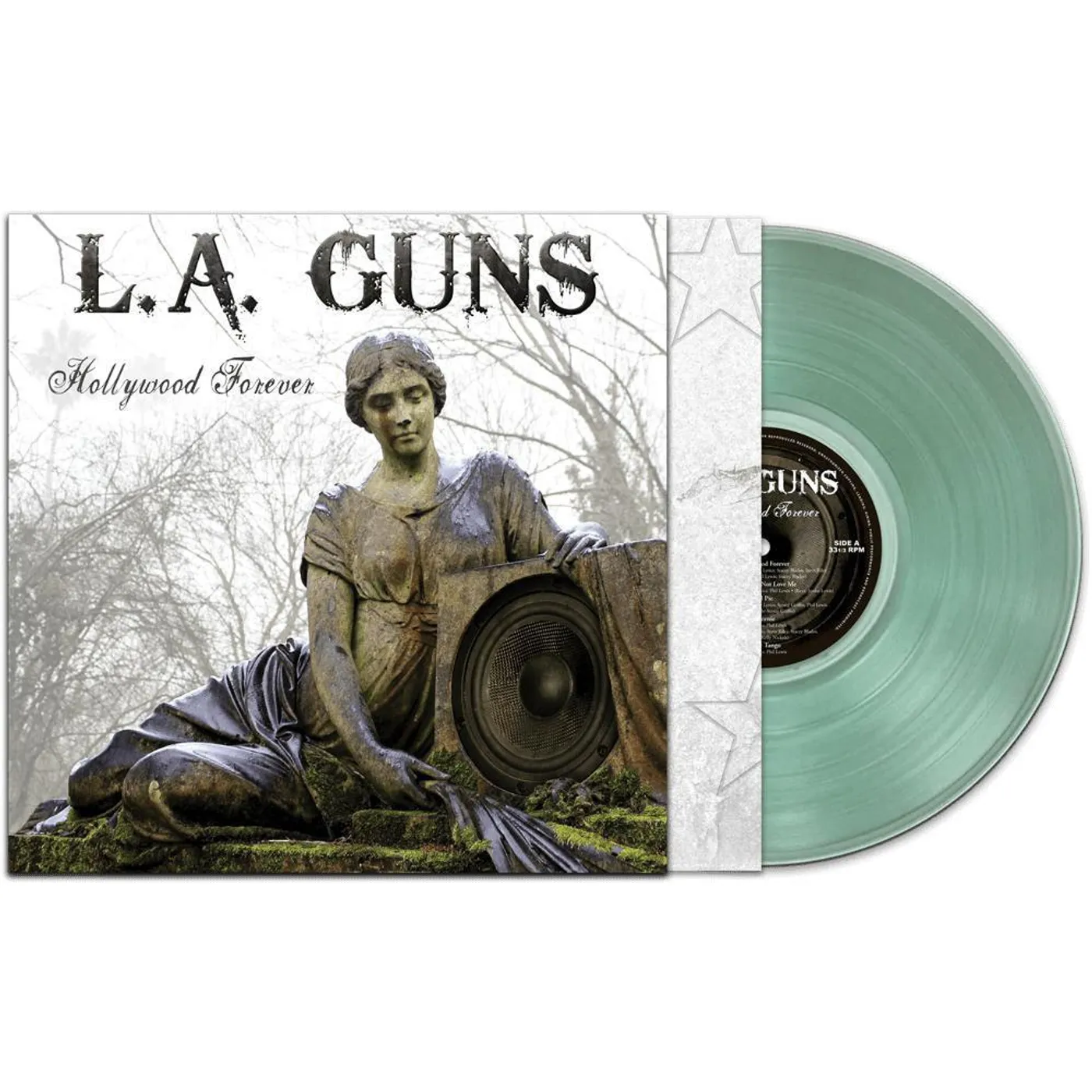 L.A. Guns Hollywood Forever (Coke Bottle Green Vinyl Record)