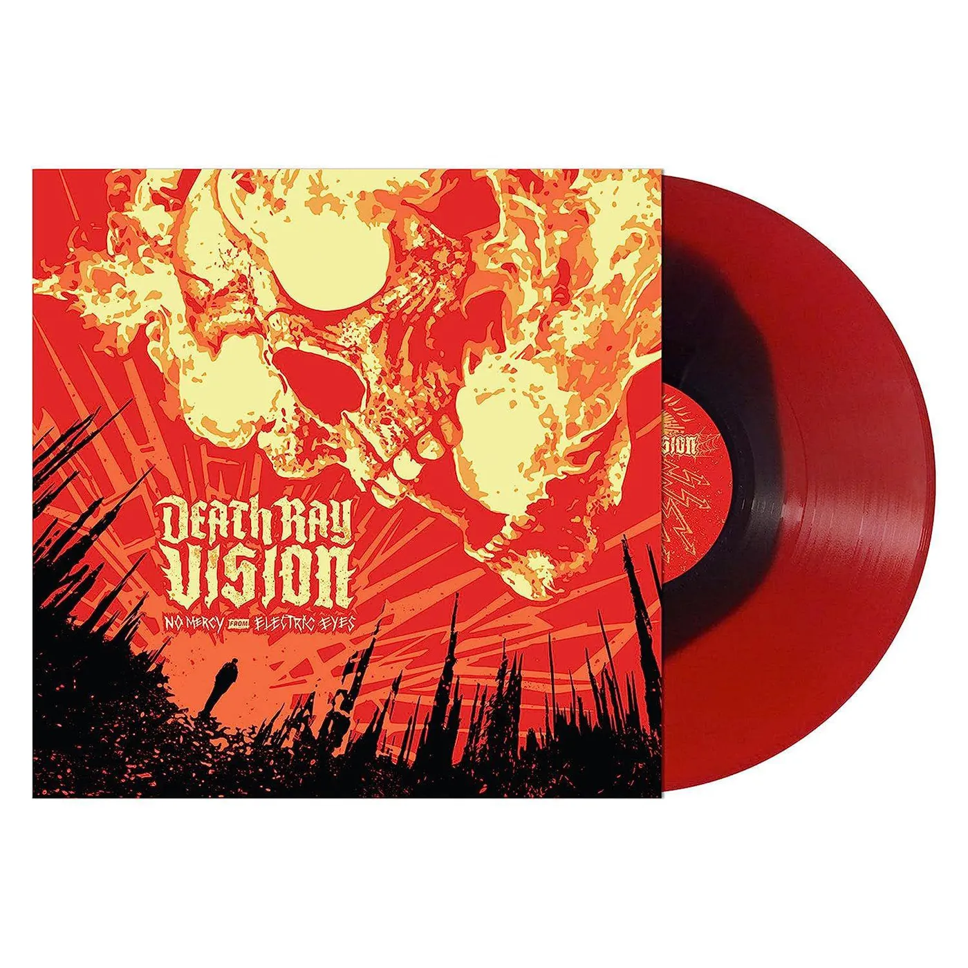 Death Ray Vision No Mercy From Electric Eyes (Black In Red Vinyl Record)