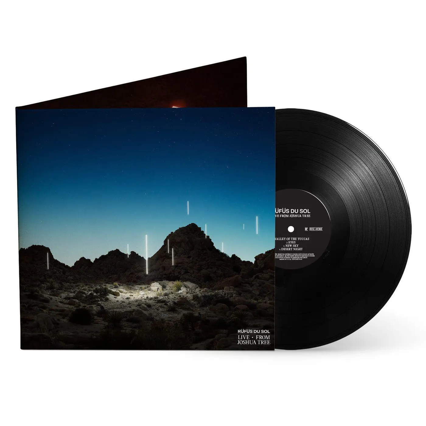RÜFÜS DU SOL Live From Joshua Tree (Black) Vinyl Record