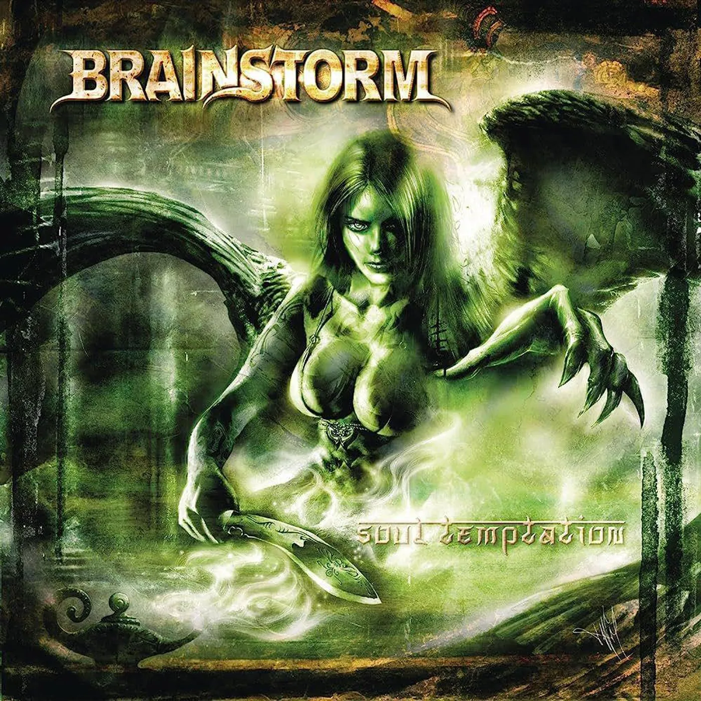Brainstorm Soul Temptation (Green Vinyl Record)