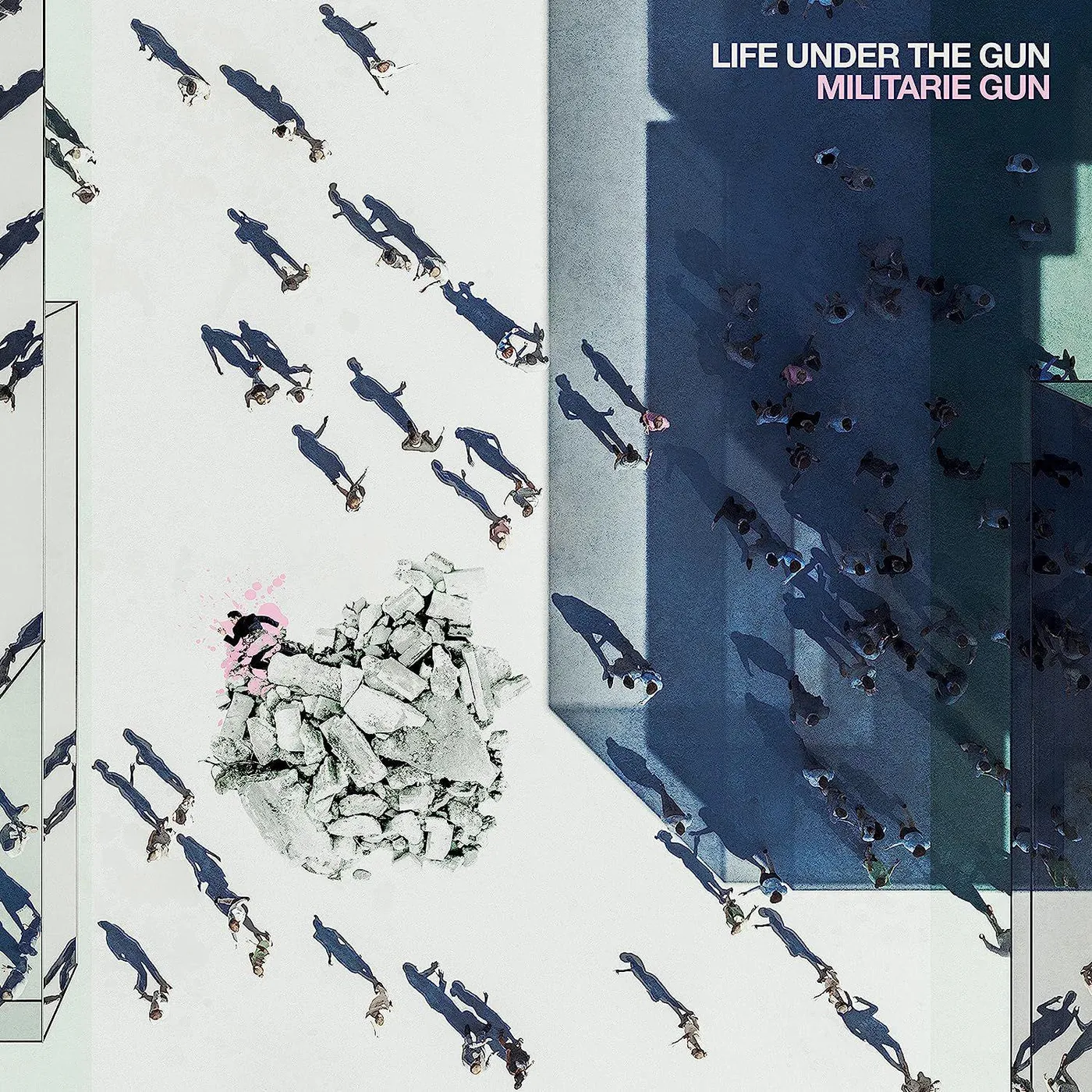 Militarie Gun Life Under The Gun (Translucent Cobalt Blue) Vinyl Record