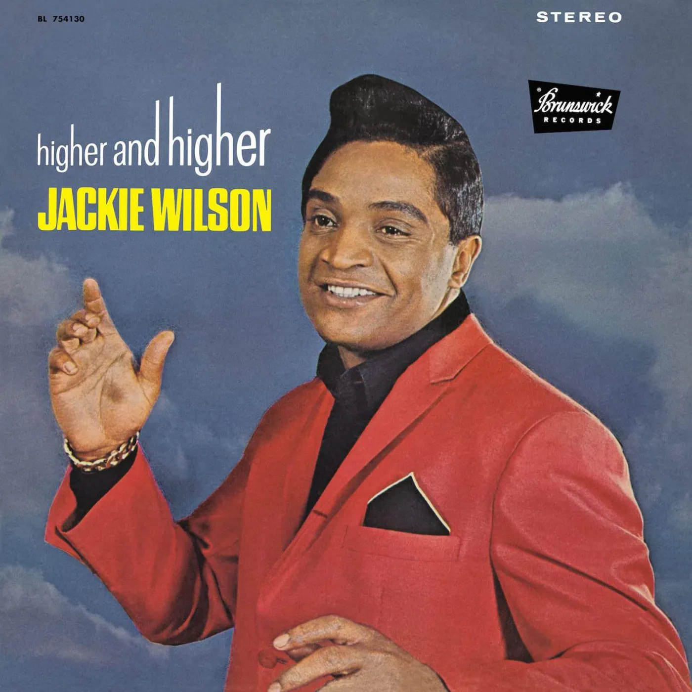 Jackie Wilson HIGHER & HIGHER Vinyl Record