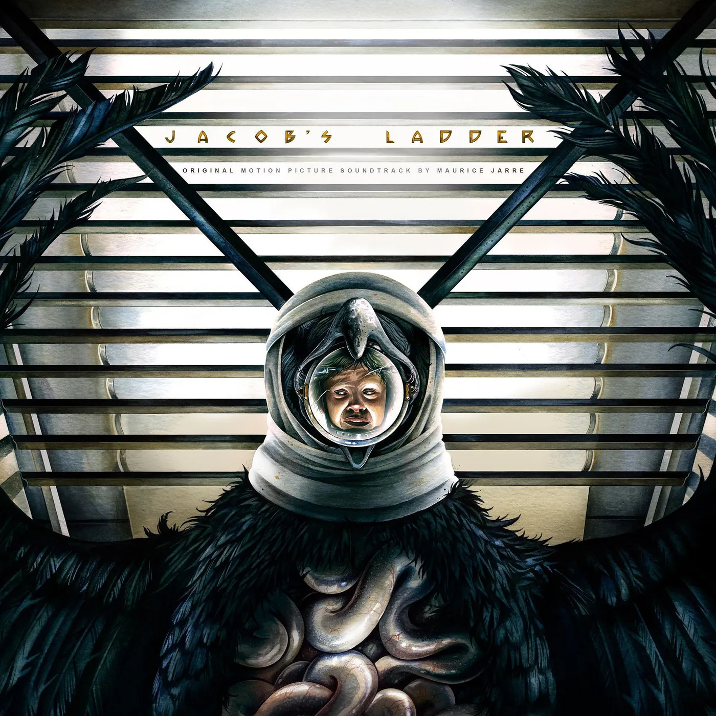 Maurice Jarre Jacob's Ladder (180g/Subway Hallucination Metallic Silver & Metallic Gold Swirled) Vinyl Record