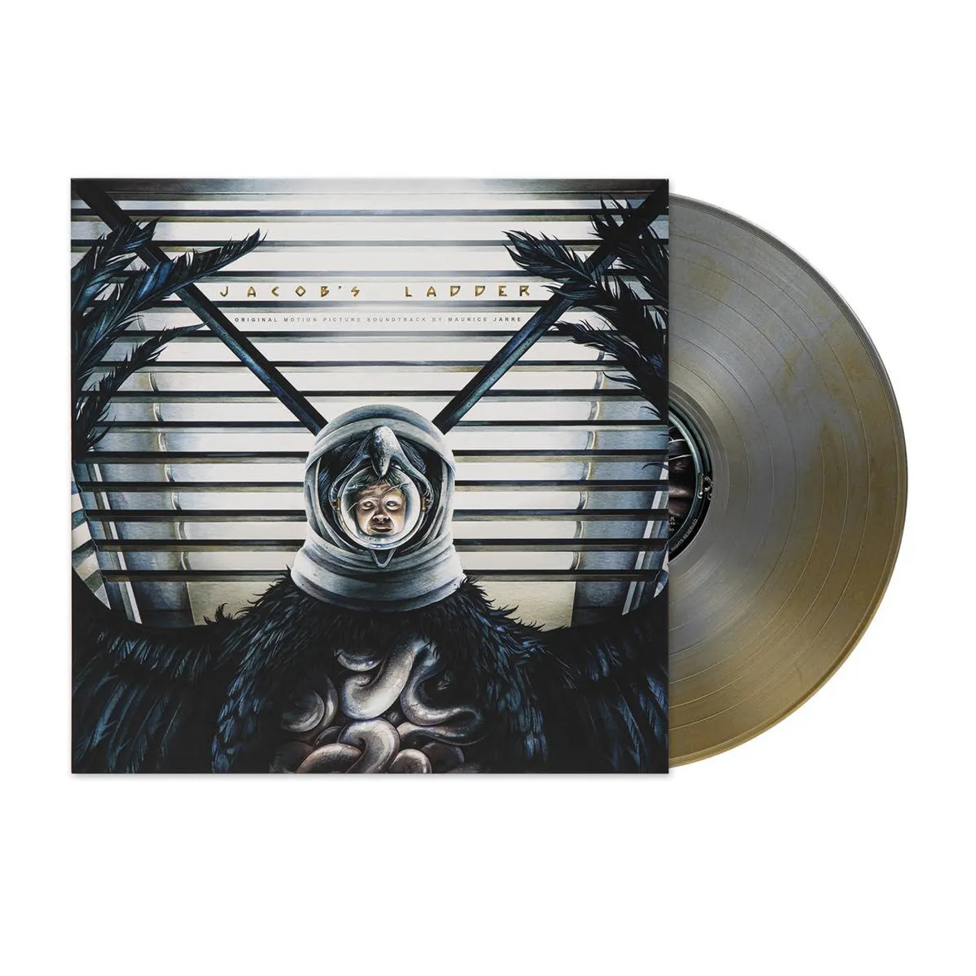 Maurice Jarre Jacob's Ladder (180g/Subway Hallucination Metallic Silver & Metallic Gold Swirled) Vinyl Record