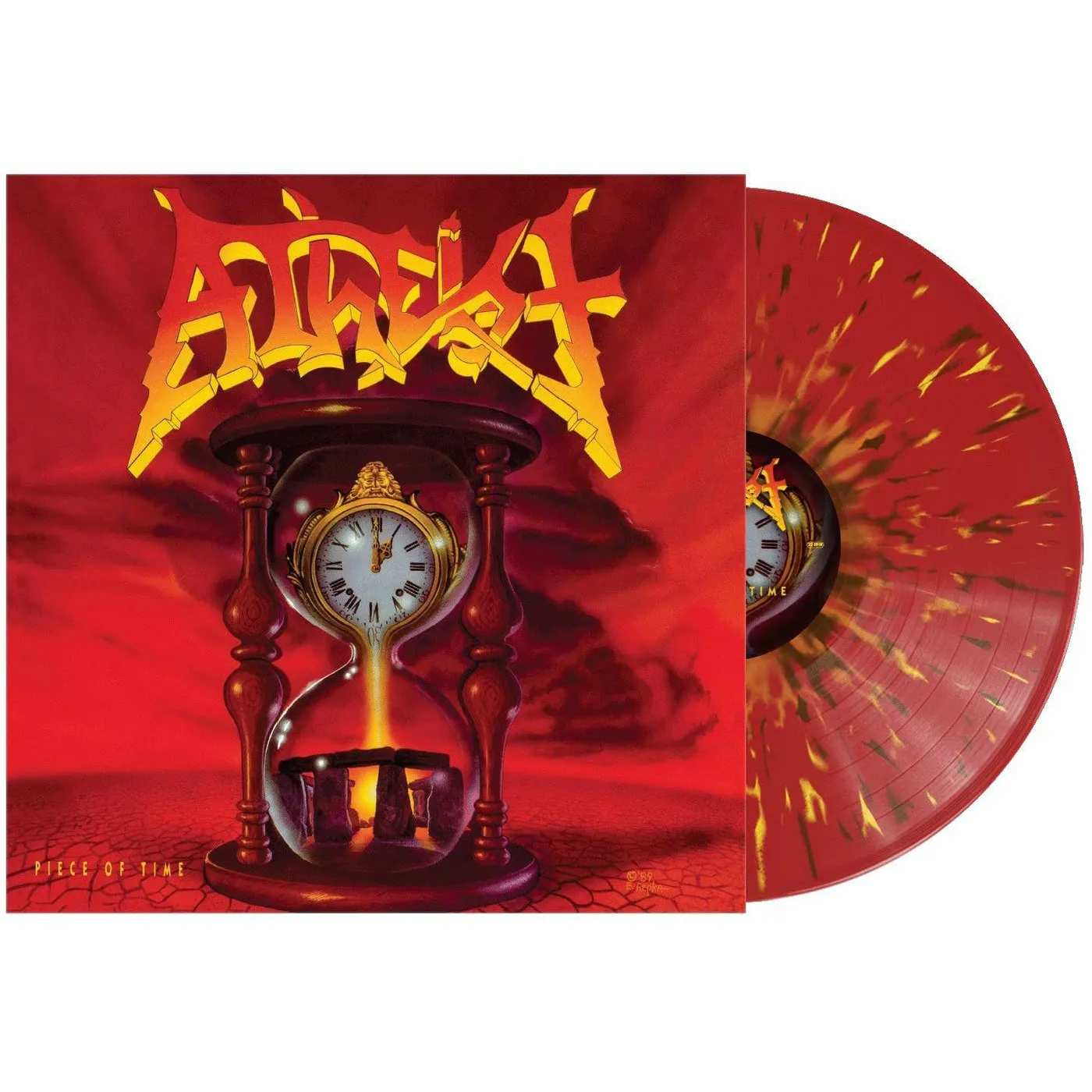 Atheist Piece Of Time (Splatter) Vinyl Record
