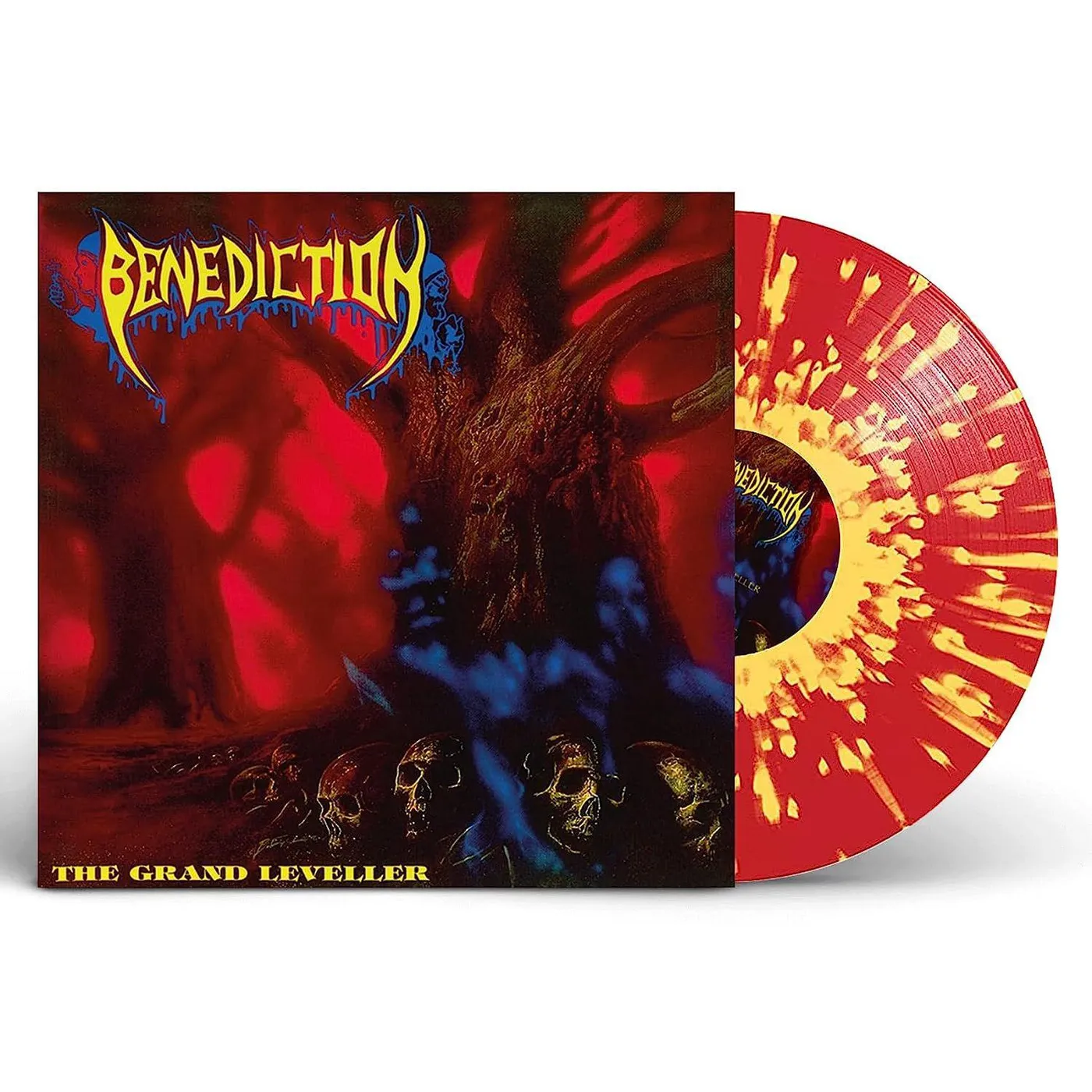 Benediction Grand Leveller (Red & Yellow Splatter) Vinyl Record