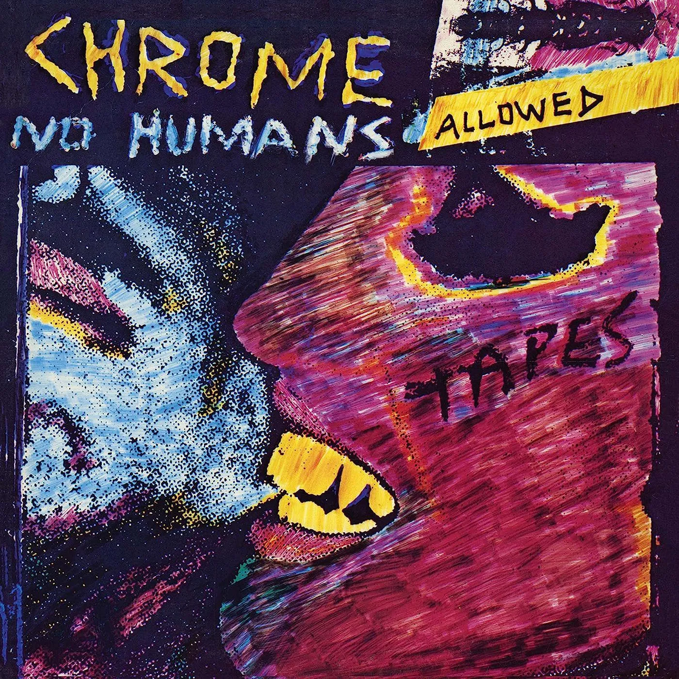 Chrome No Humans Allowed (Purple/clear Splatter Vinyl Record)