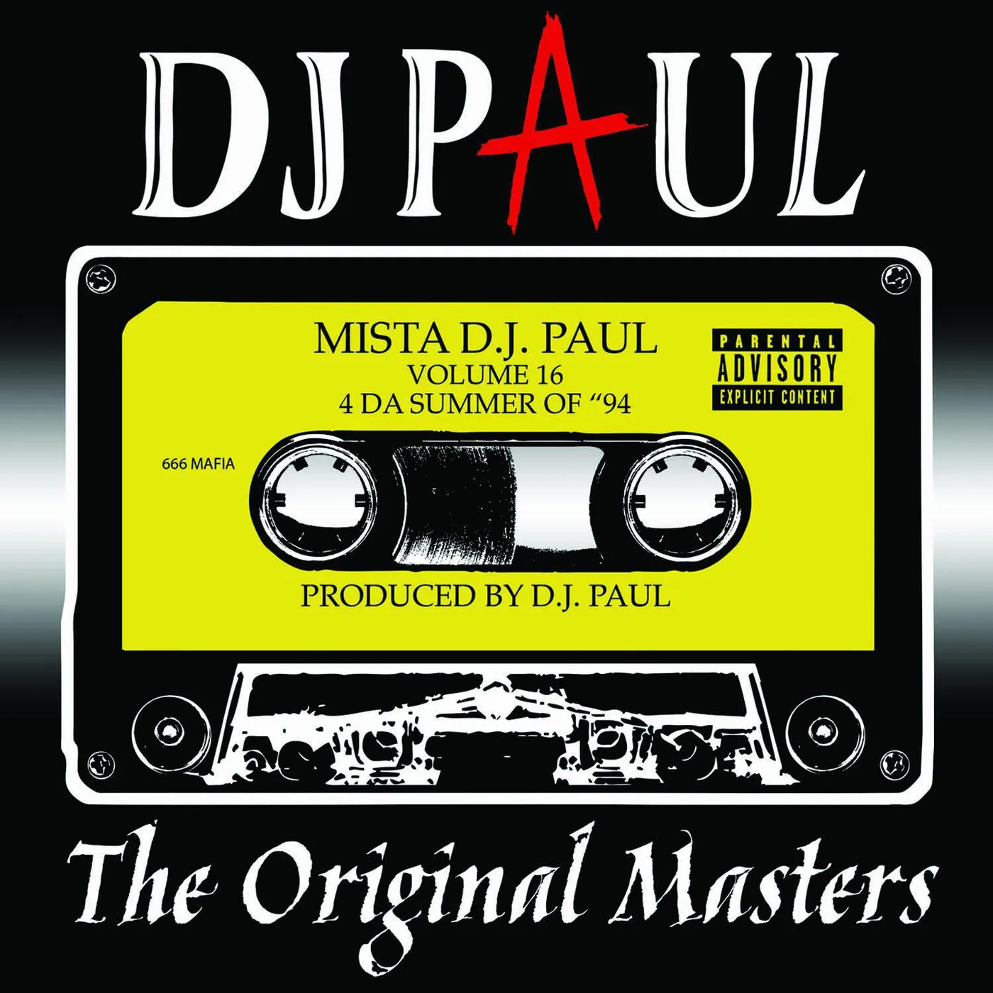 DJ Paul Volume 16-the Original Masters Vinyl Record