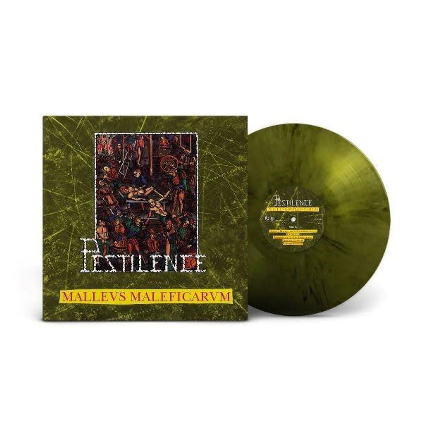 Pestilence Malleus Maleficarum (Green Marble) Vinyl Record