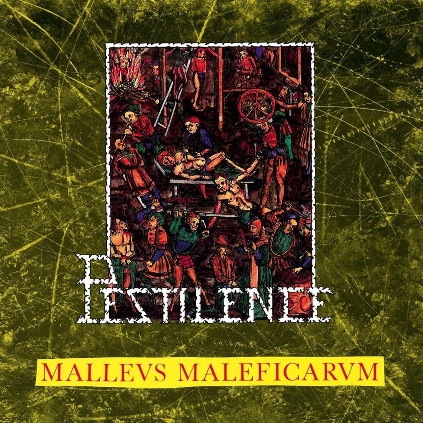 Pestilence Malleus Maleficarum (Green Marble) Vinyl Record