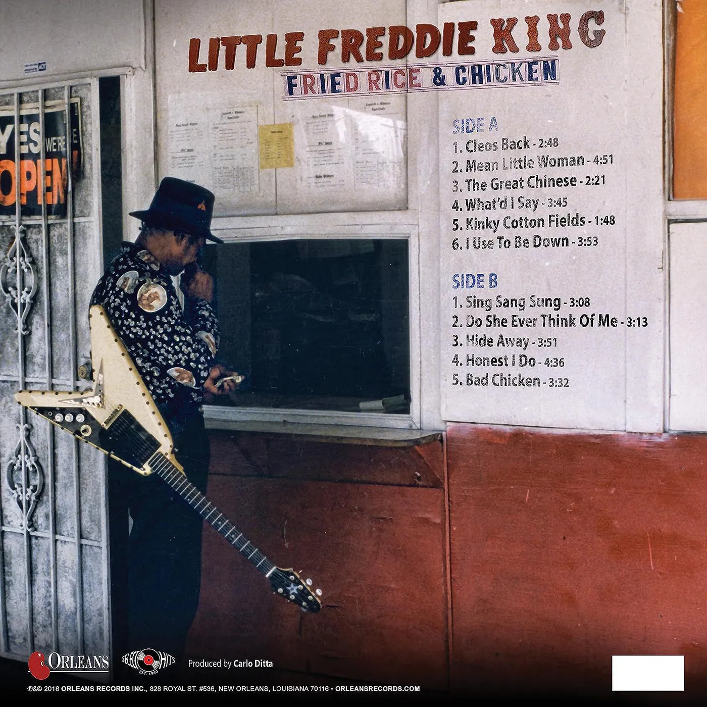 Little Freddie King Fried Rice & Chicken (Clear) Vinyl Record