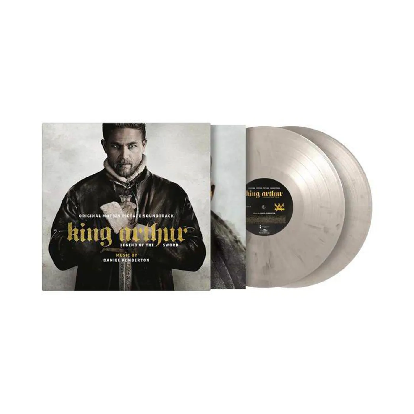 Daniel Pemberton King Arthur: Legend Of The Sword Original Soundtrack (White & Black Marbled/180g/2LP) Vinyl Record