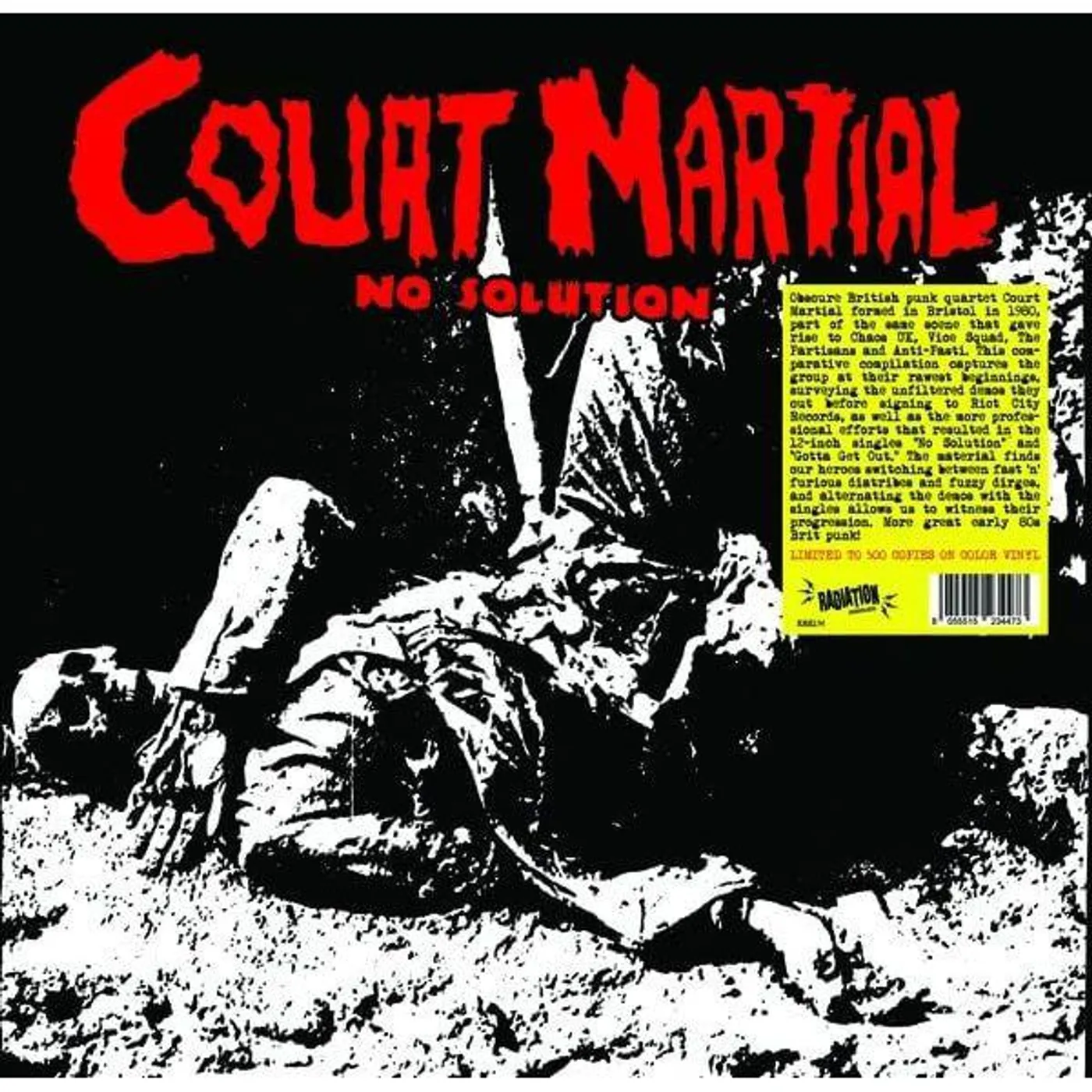 Court Martial NO SOLUTION: SINGLES & DEMOS 1981/1982 Vinyl Record