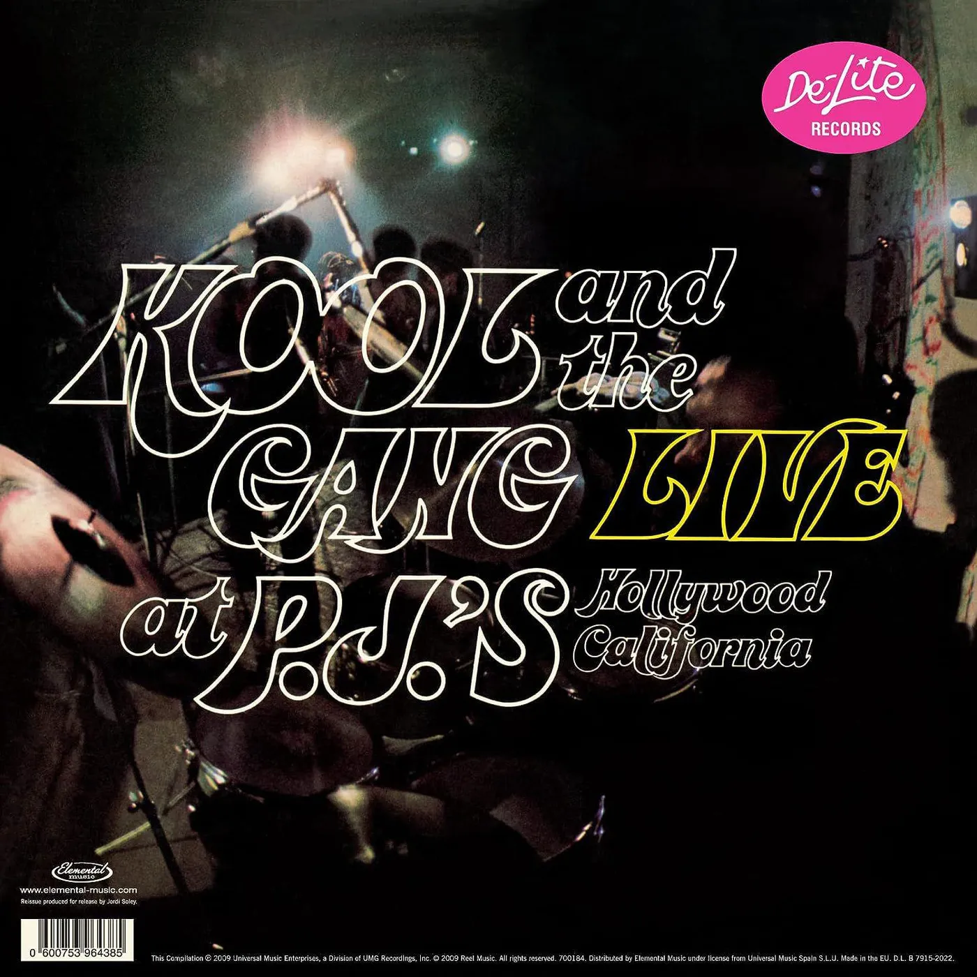 Kool & The Gang LIVE AT P.J.'S Vinyl Record