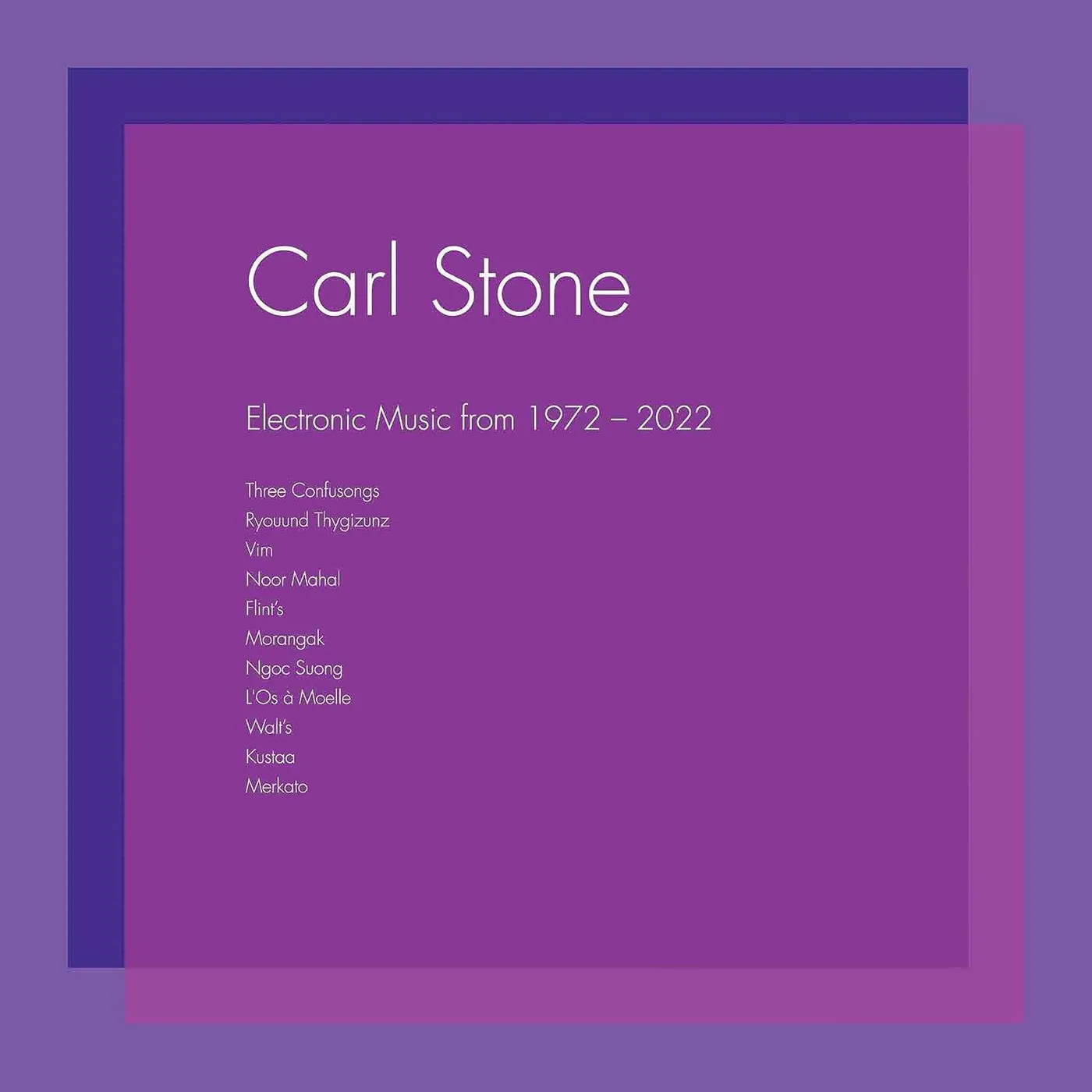 Carl Stone Electronic Music From 1972-2022 (3LP) Vinyl Record