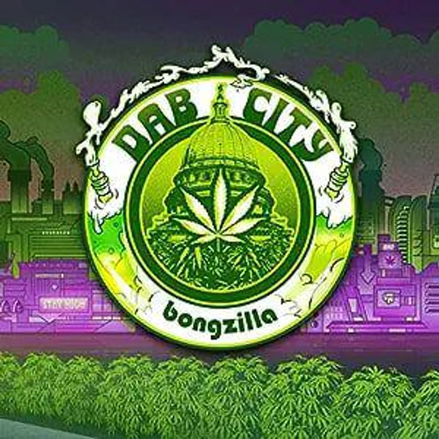 Bongzilla Dab City (Deep Purple Transparent) Vinyl Record