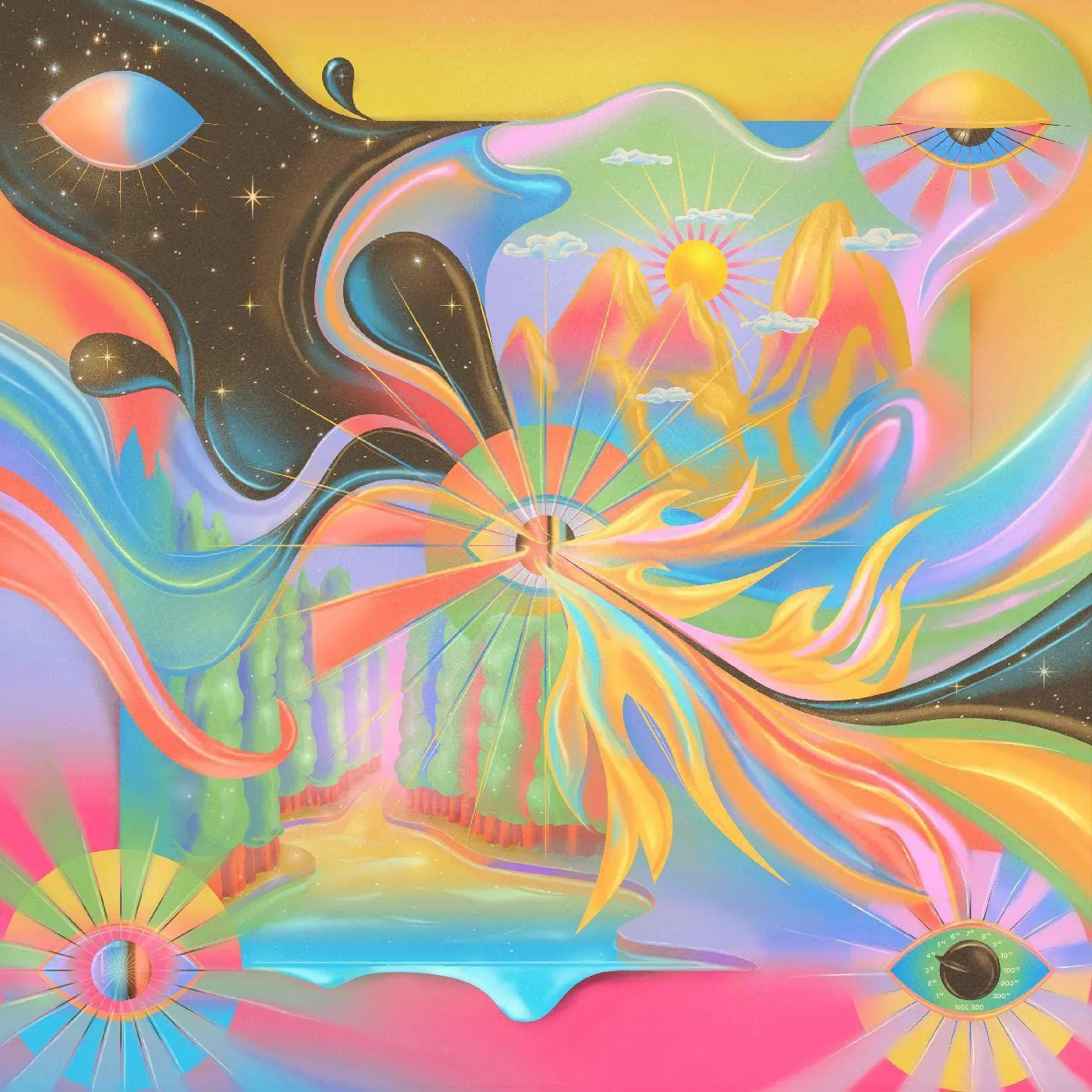 LP Giobbi Light Places (Light Blue Transparent Vinyl/140g) Vinyl Record