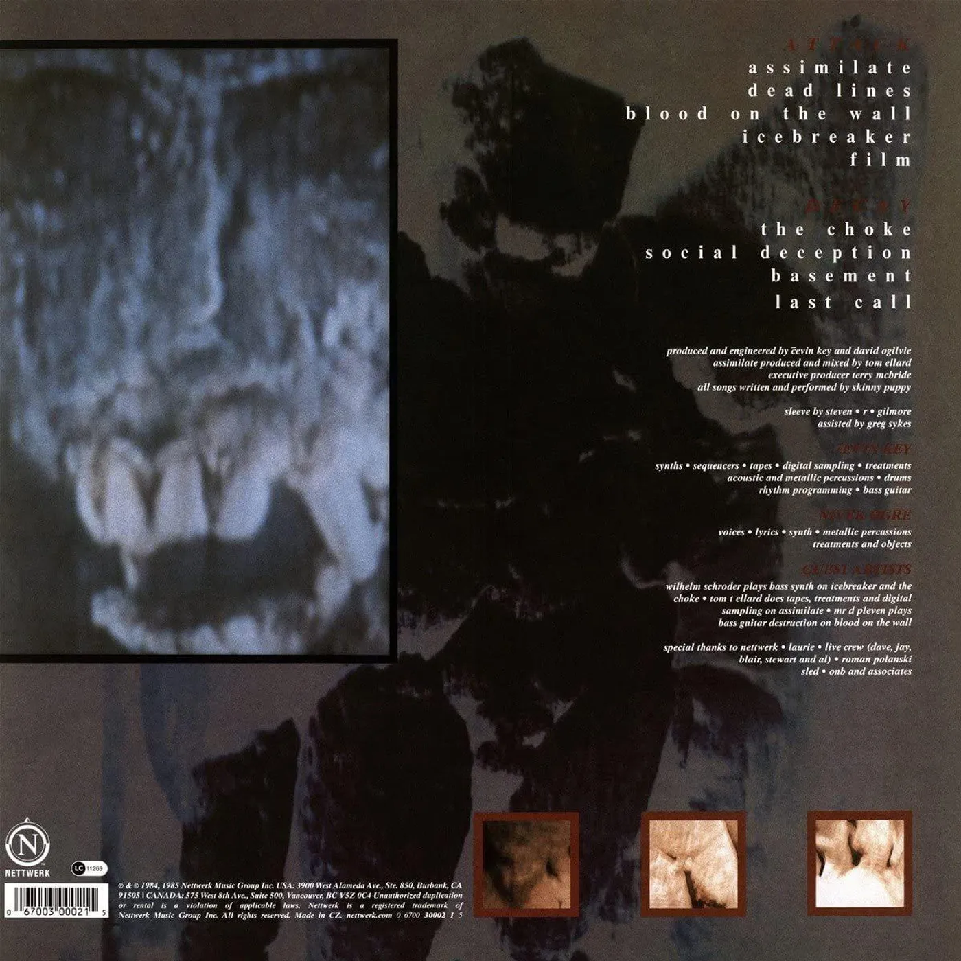 Skinny Puppy BITES (150G) Vinyl Record