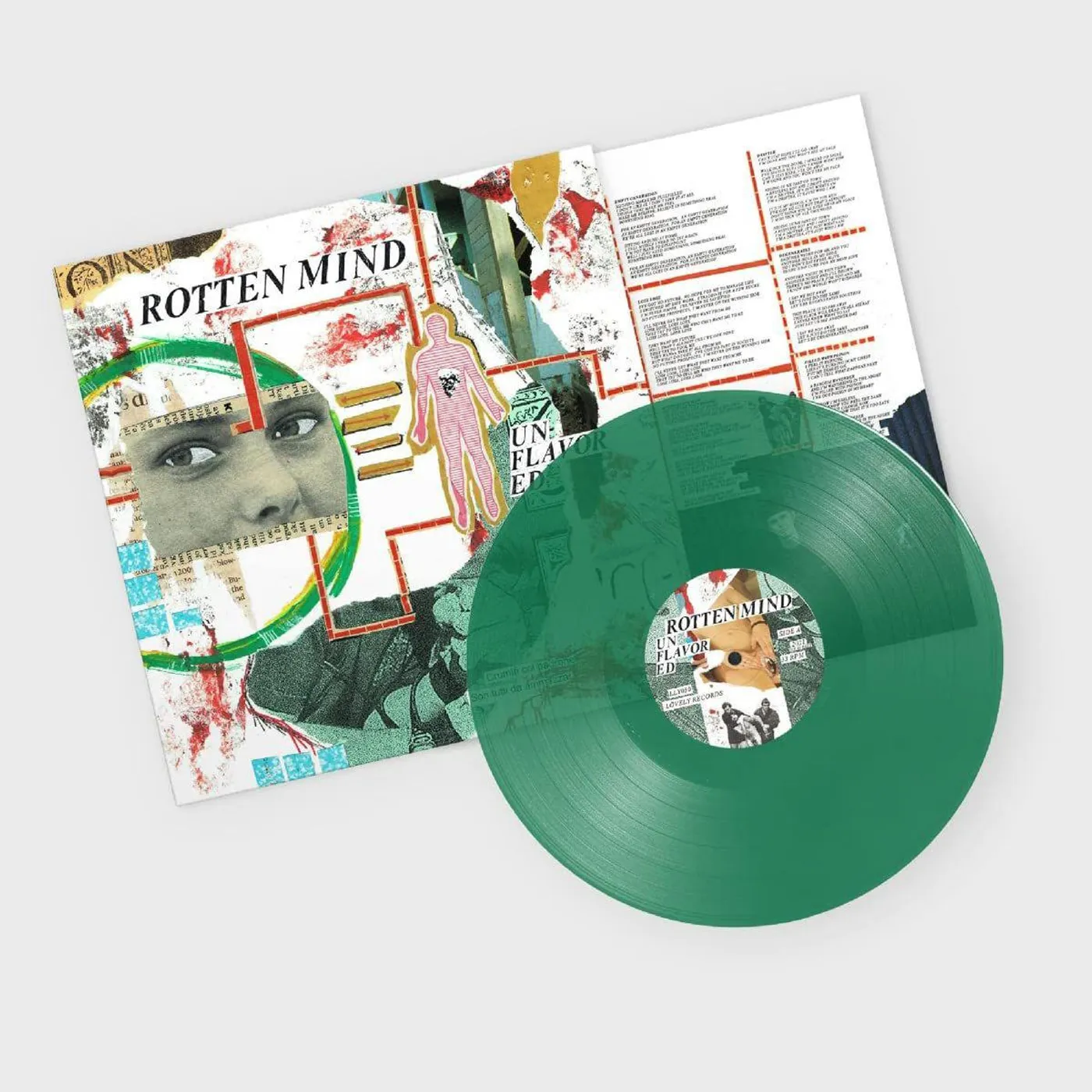 Rotten Mind Unflavored (Transparent Green) Vinyl Record