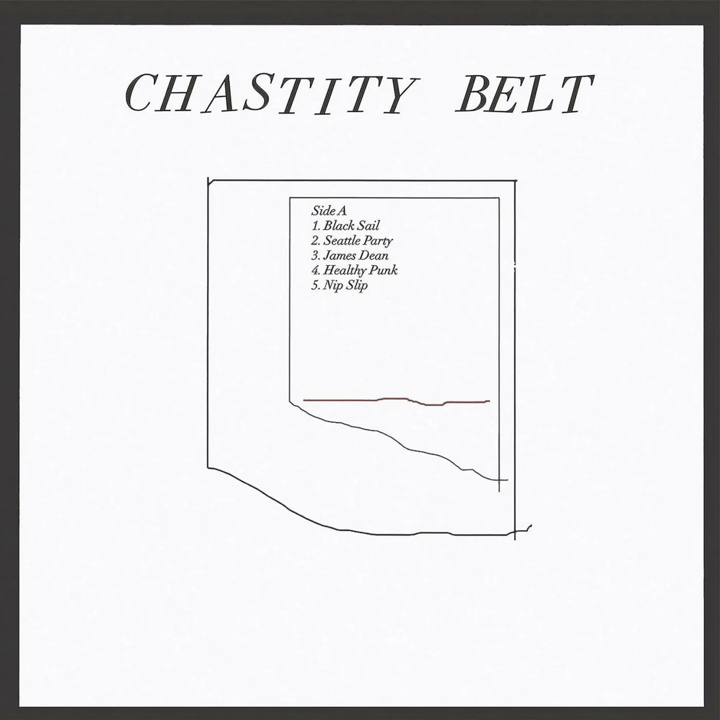 Chastity Belt No Regerts (10th Anniversary Edition/Black & White Swirl) Vinyl Record