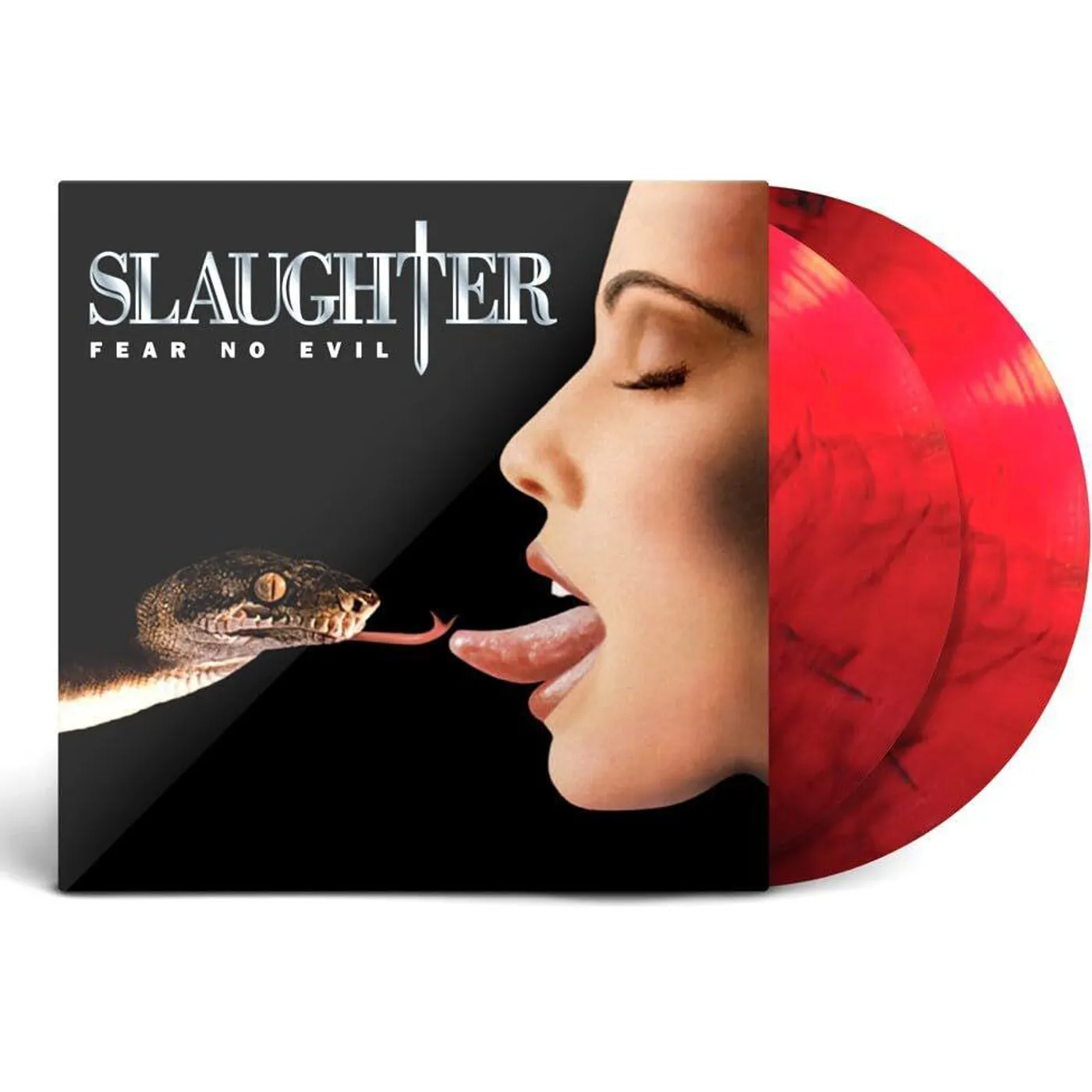Slaughter Fear No Evil (2LP/180g/Red & Black Splatter) Vinyl Record