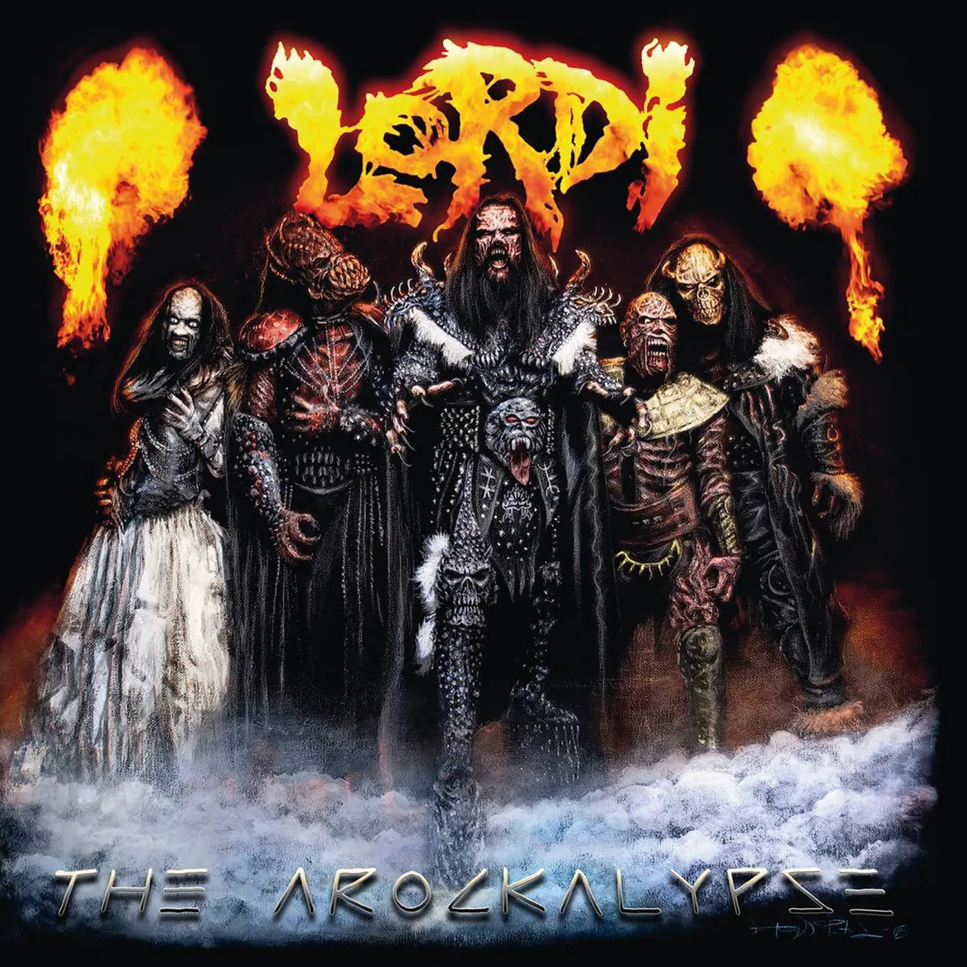 Lordi Arockalypse (180G/Flaming) Vinyl Record