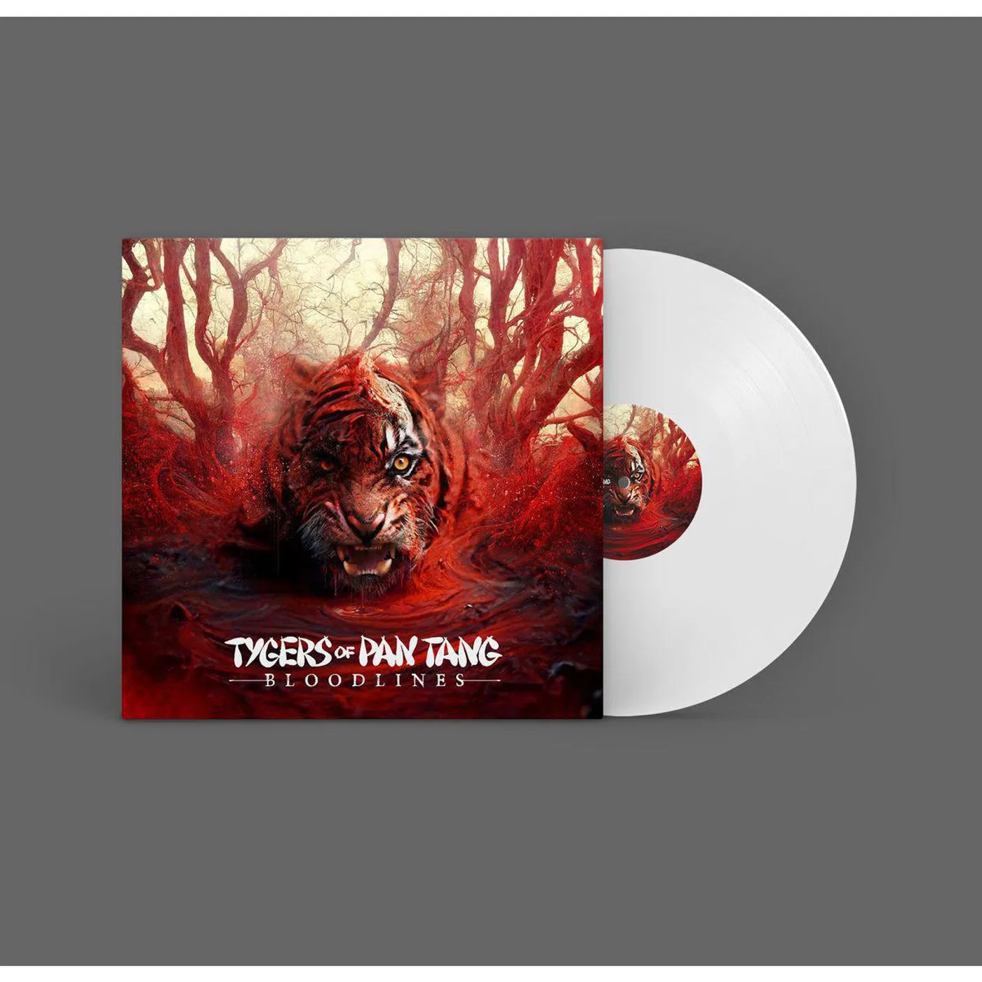 Tygers Of Pan Tang Bloodlines (White) Vinyl Record