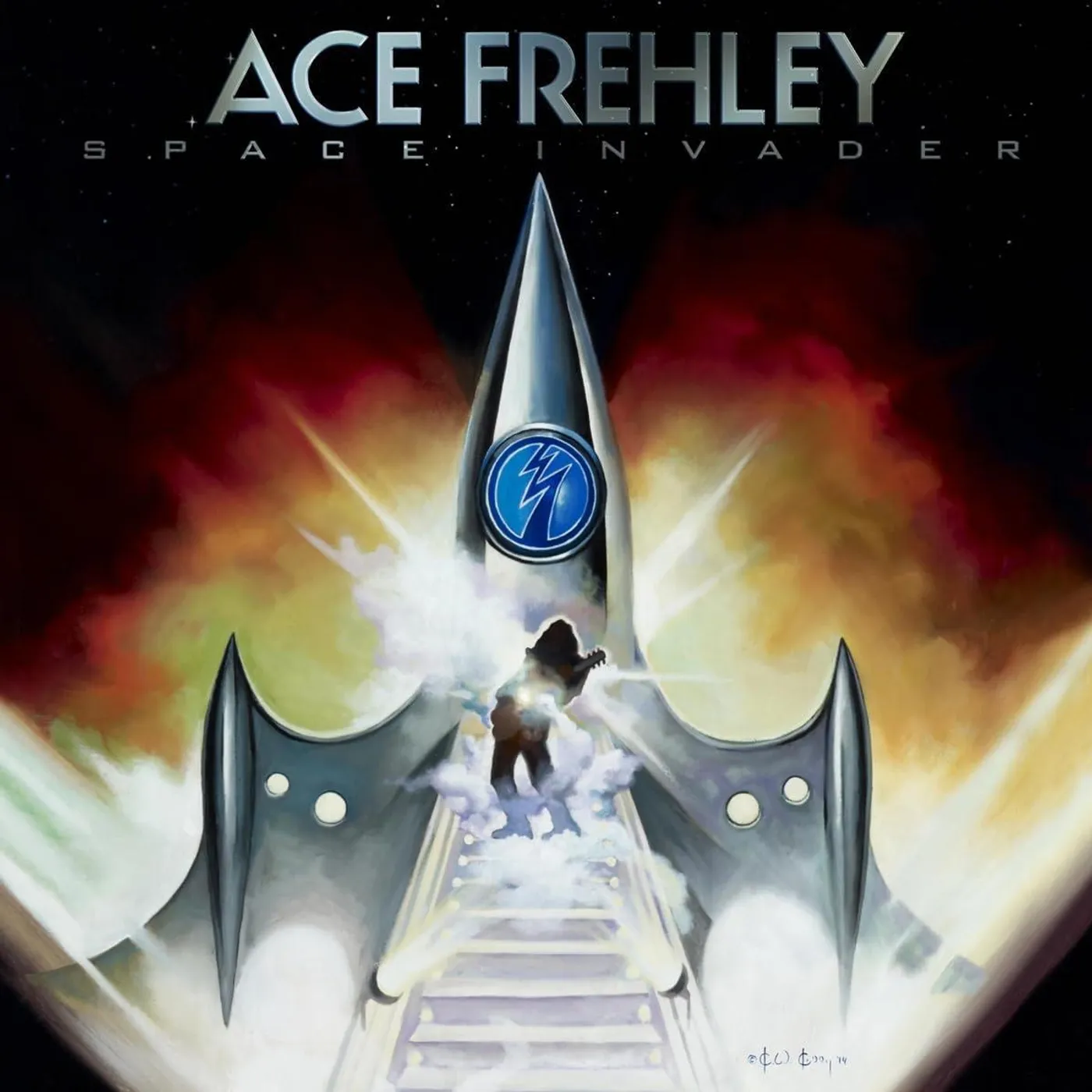 Ace Frehley Space Invader (Clear/Cobalt) Vinyl Record