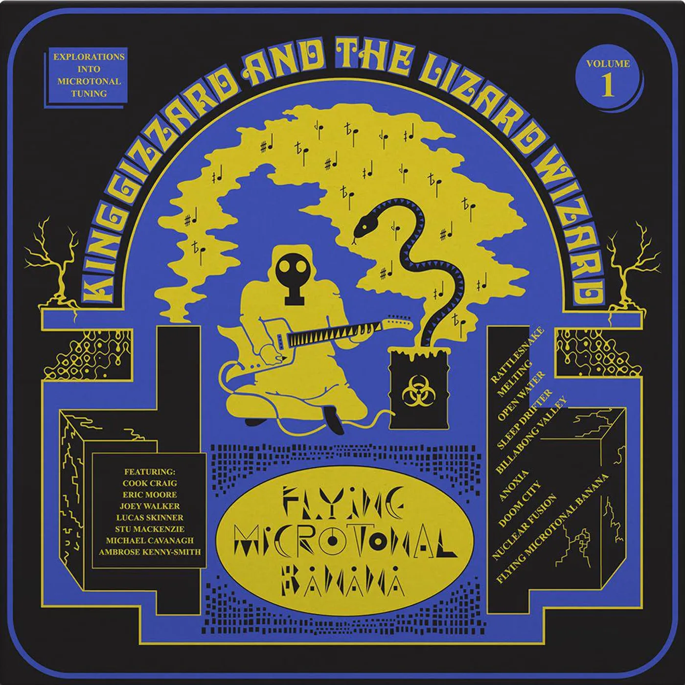 King Gizzard & The Lizard Wizard Flying Microtonal Banana (Randomly Colored Recycled) Vinyl Record