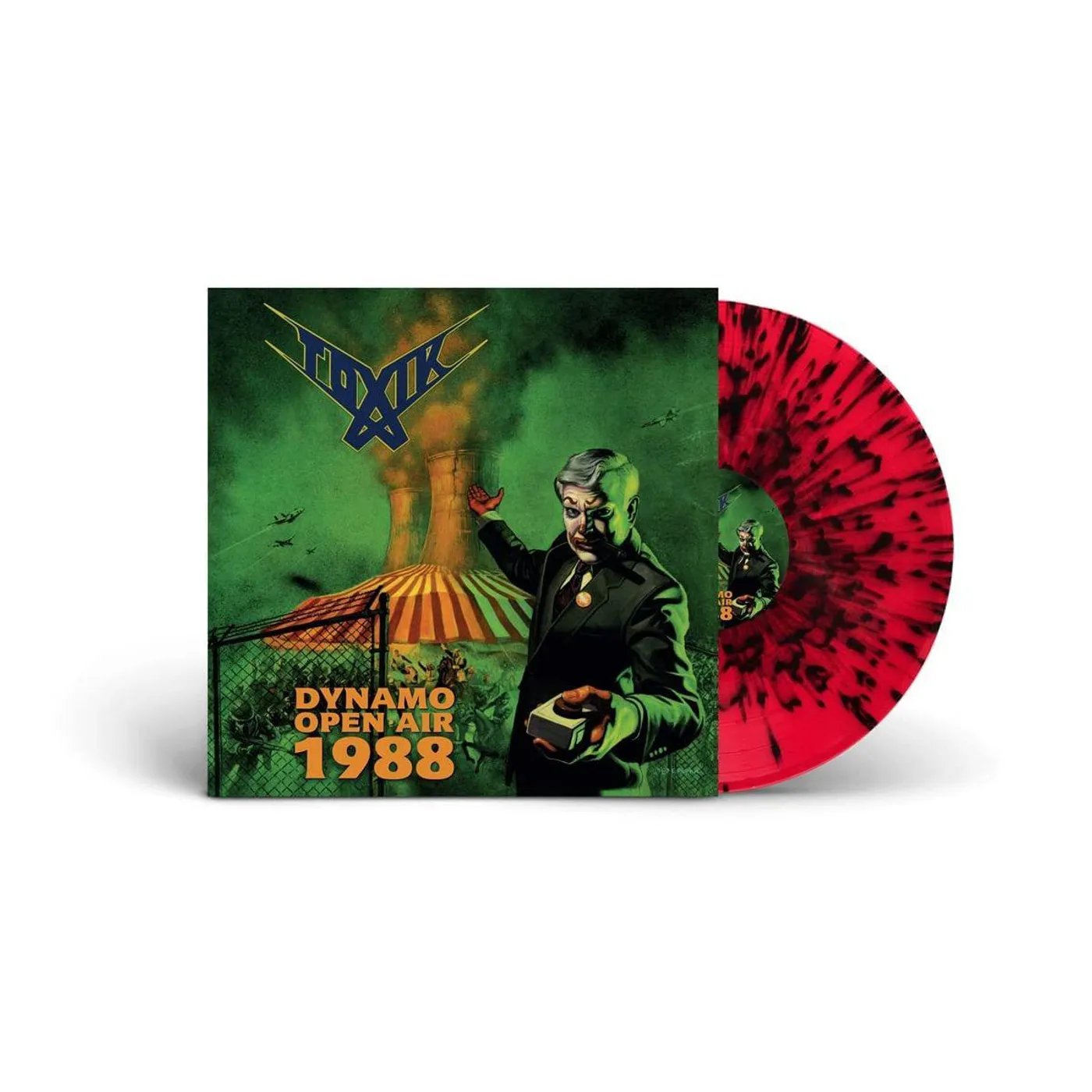 Toxik Dynamo Open Air 1988 (Red/Black Splatter) Vinyl Record