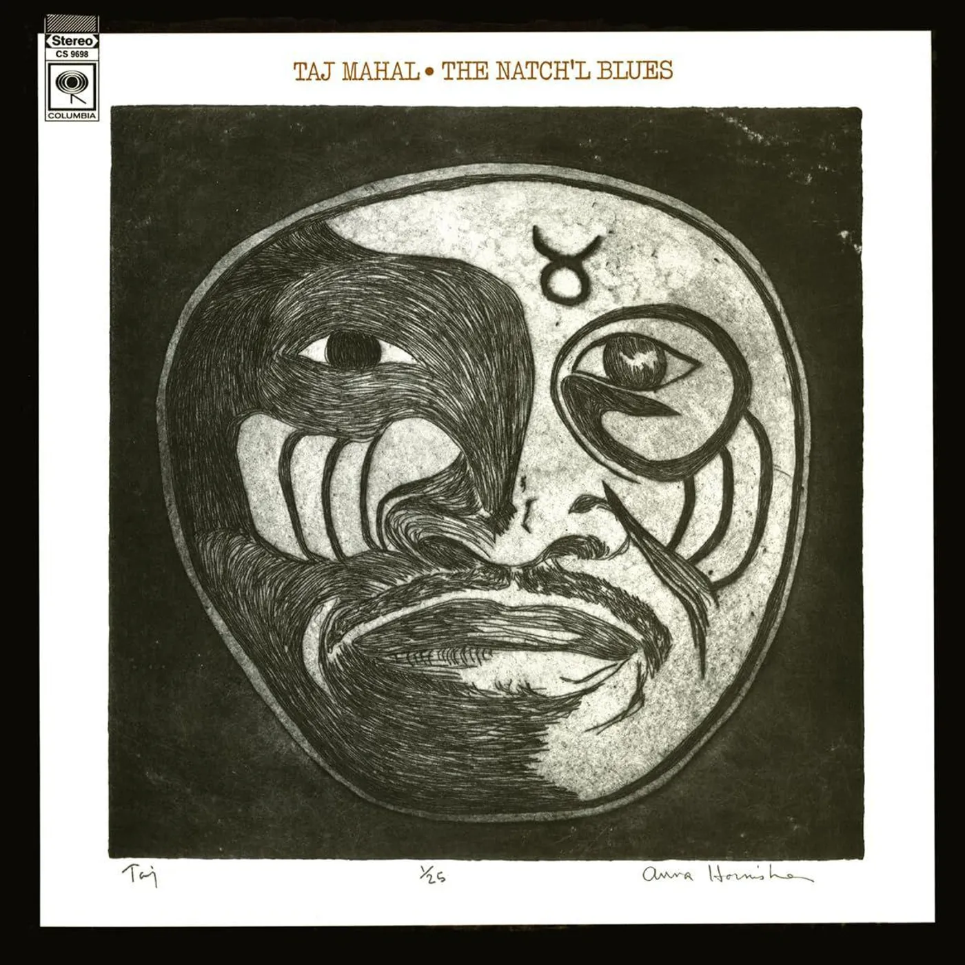 Taj Mahal Nacht'l Blues (180g/Yellow & Black Marbled) Vinyl Record