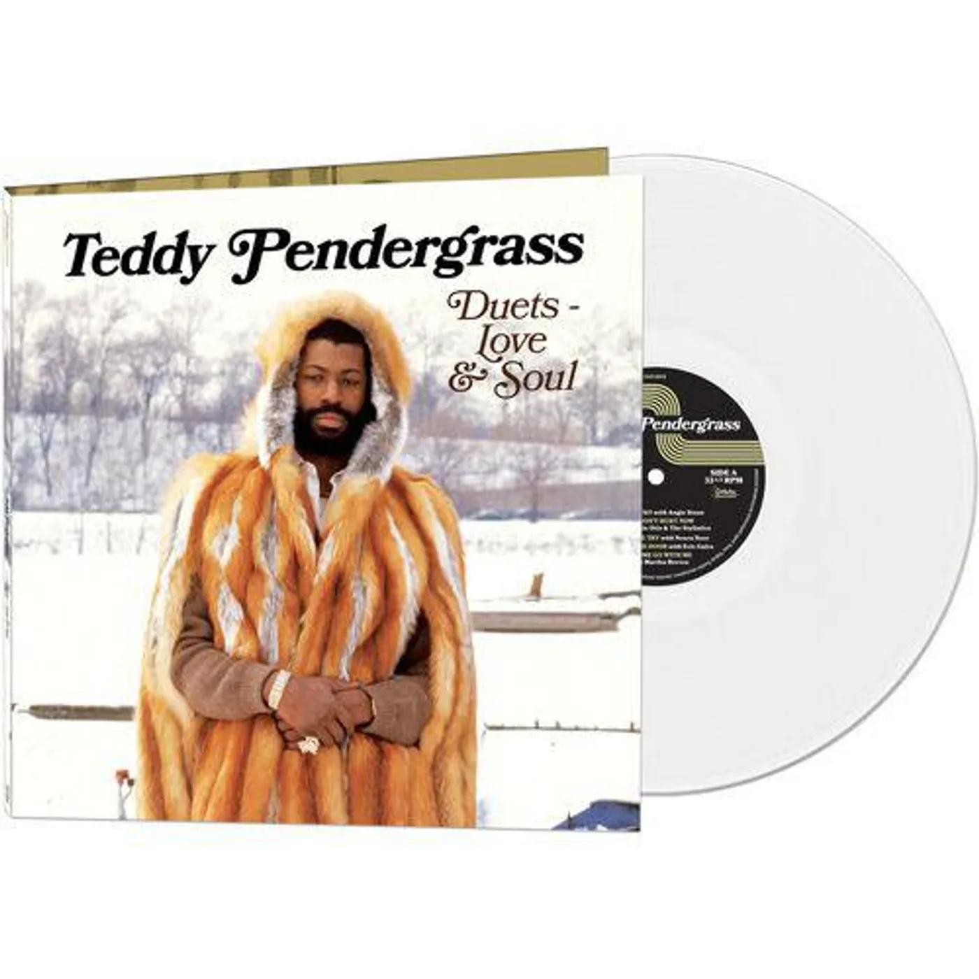 Teddy Pendergrass Duets - Love & Soul (White) Vinyl Record