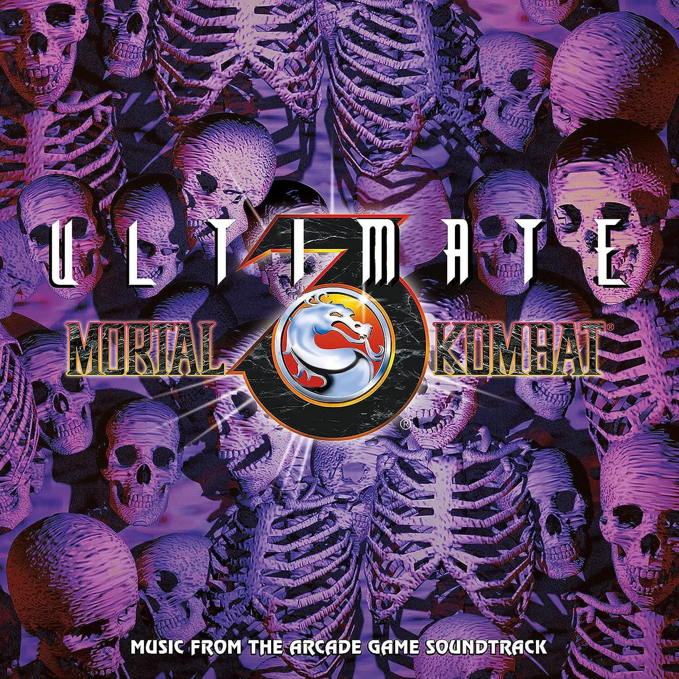 Dan Forden Ultimate Mortal Kombat 3: Music From The Arcade Games (Silver, Red Swirl/140g) Vinyl Record