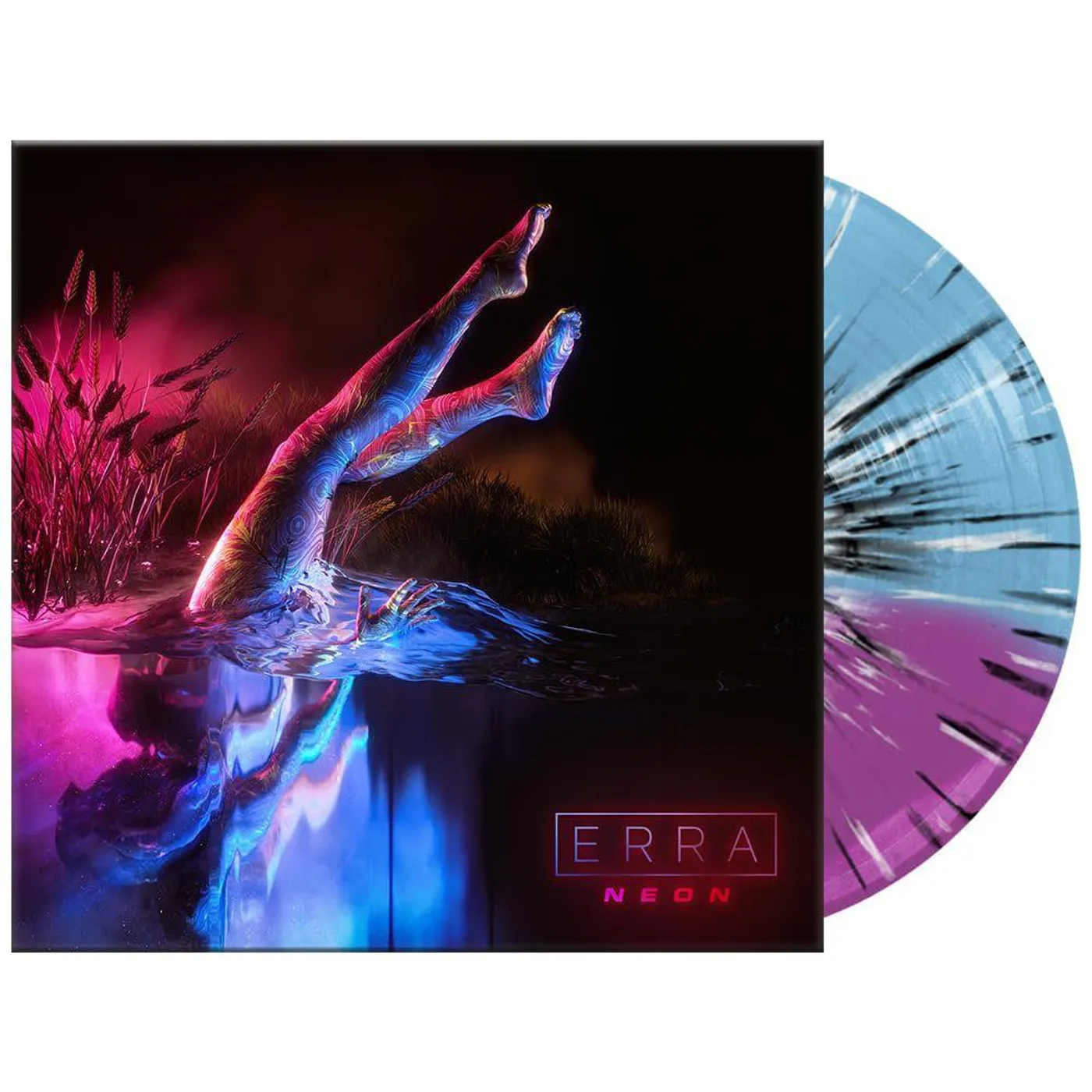 ERRA Neon (Violet/Blue & Black/White Splatter) Vinyl Record