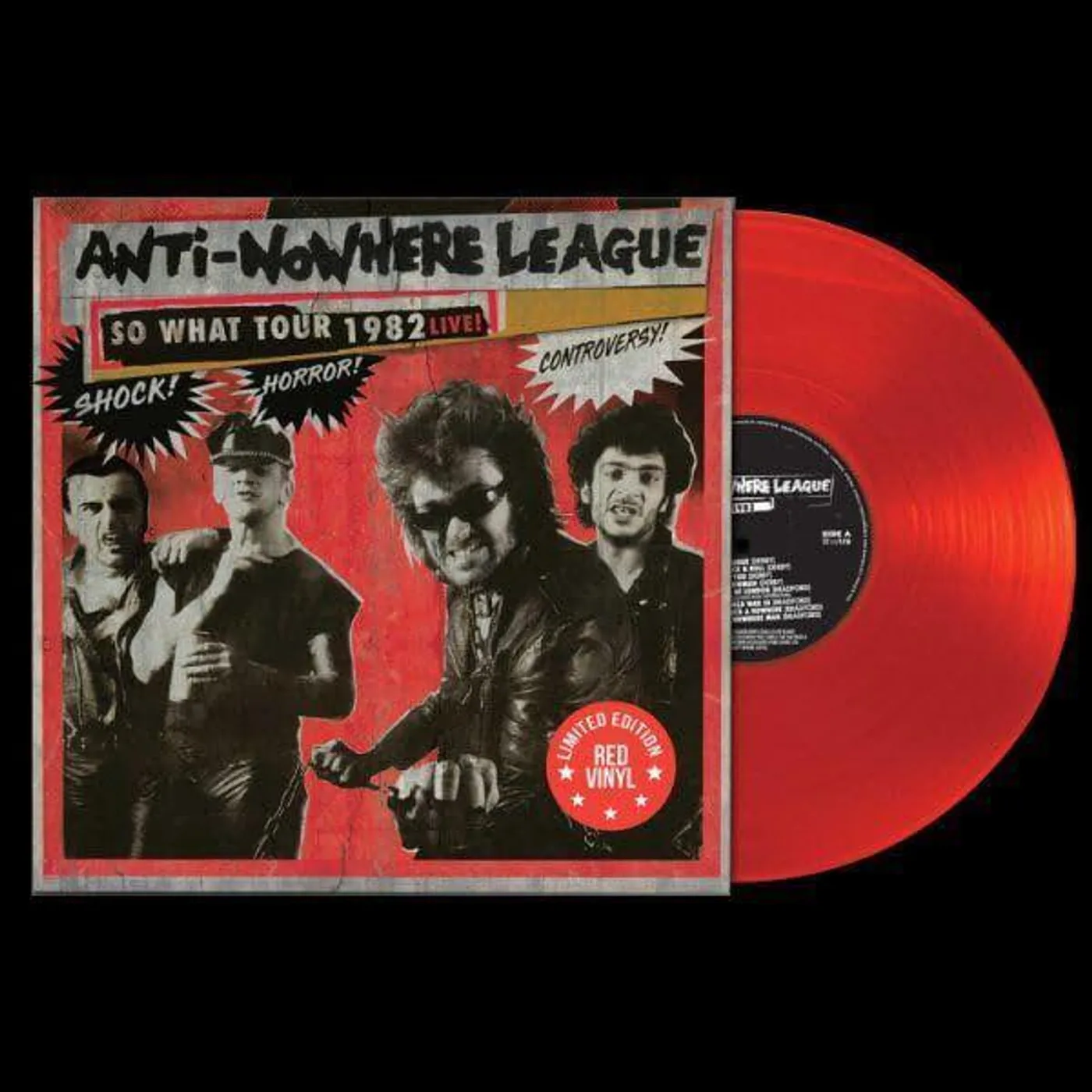 Anti-Nowhere League Scum (Red) Vinyl Record