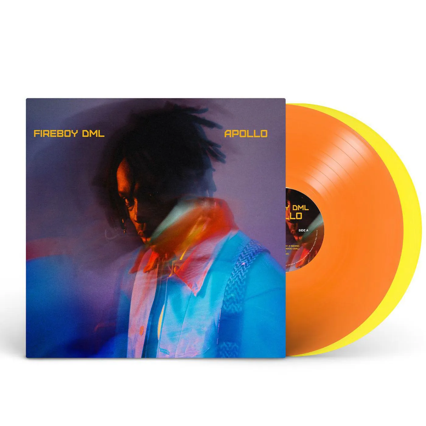 Fireboy DML Apollo (2LP/Canary Yellow Vinyl & Tangerine Vinyl Record)