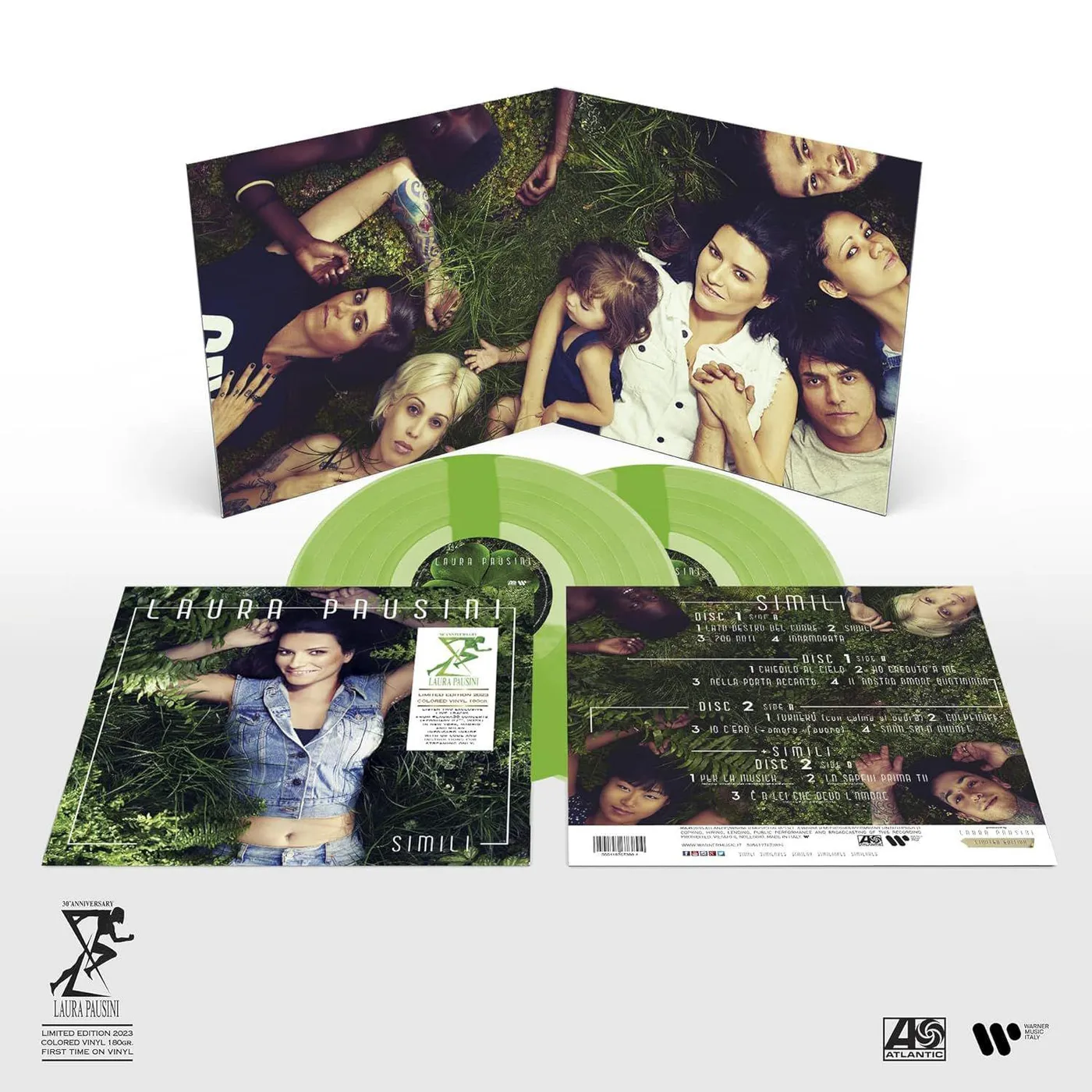 Laura Pausini Simili (180gr/ Transparent Green/ Numbered Edition/ 2LP) Vinyl Record