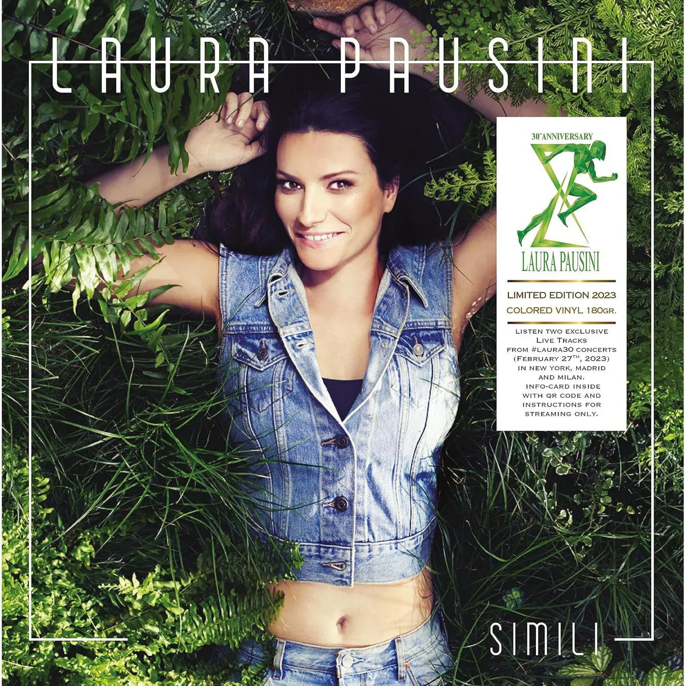 Laura Pausini Simili (180gr/ Transparent Green/ Numbered Edition/ 2LP) Vinyl Record