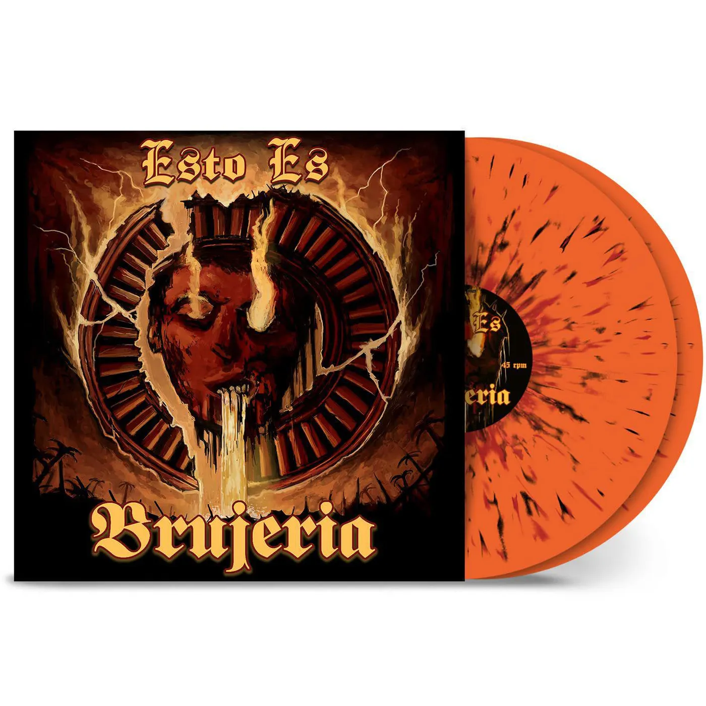 Esto Es Brujeria (Orange Red & Black Splatter) Vinyl Record