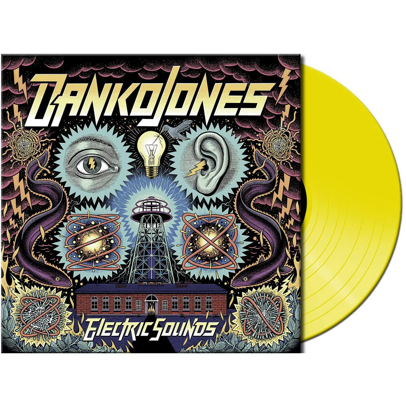 Danko Jones Electric Sounds (Yellow) Vinyl Record
