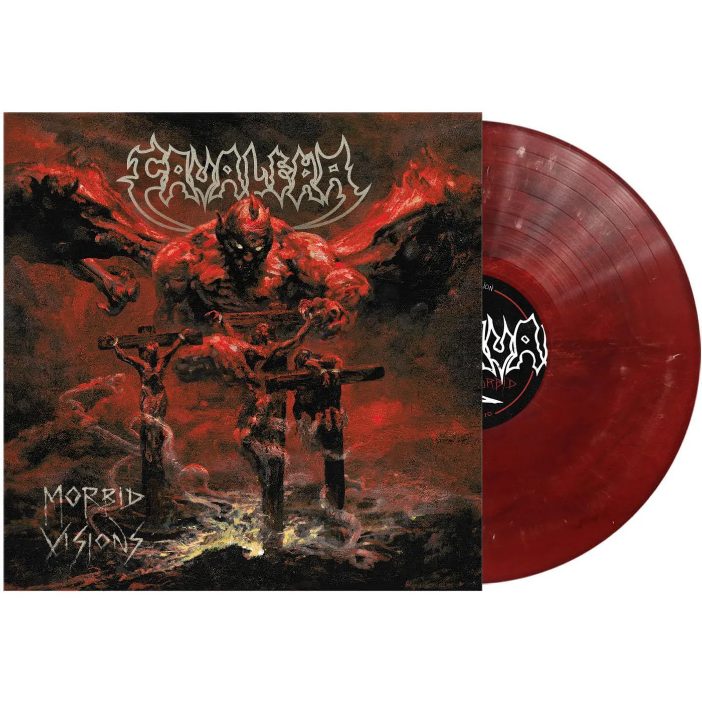 Cavalera Conspiracy Morbid Visions (Red Marble) Vinyl Record