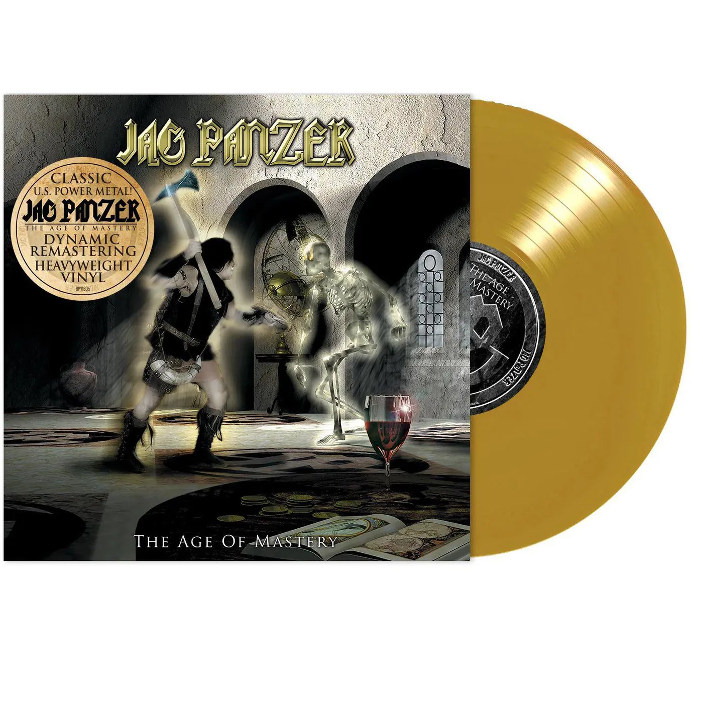 Jag Panzer Age Of Mastery (Gold) Vinyl Record