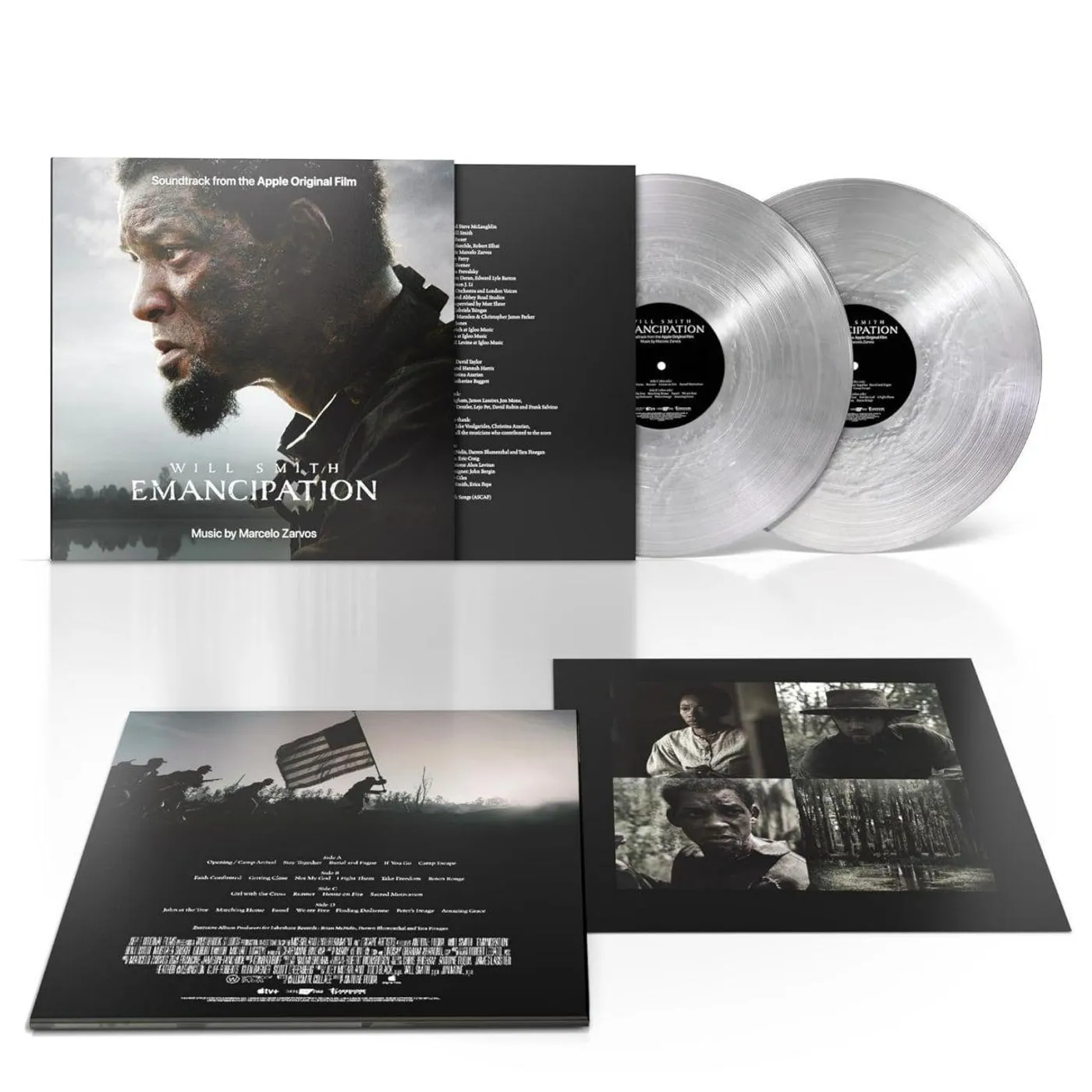 Marcelo Zarvos Emancipation: Soundtrack From The Apple Film (2LP/Metallic Silver) Vinyl Record