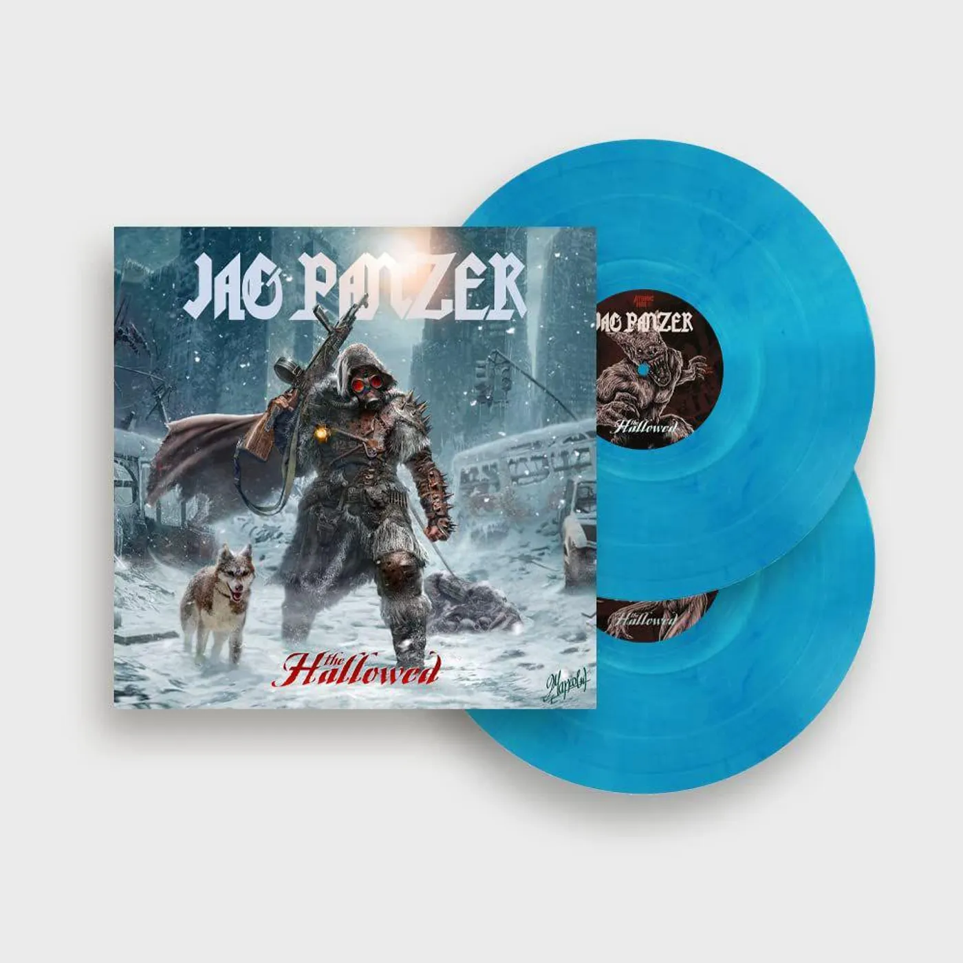 Jag Panzer Hallowed (Clear Blue) Vinyl Record