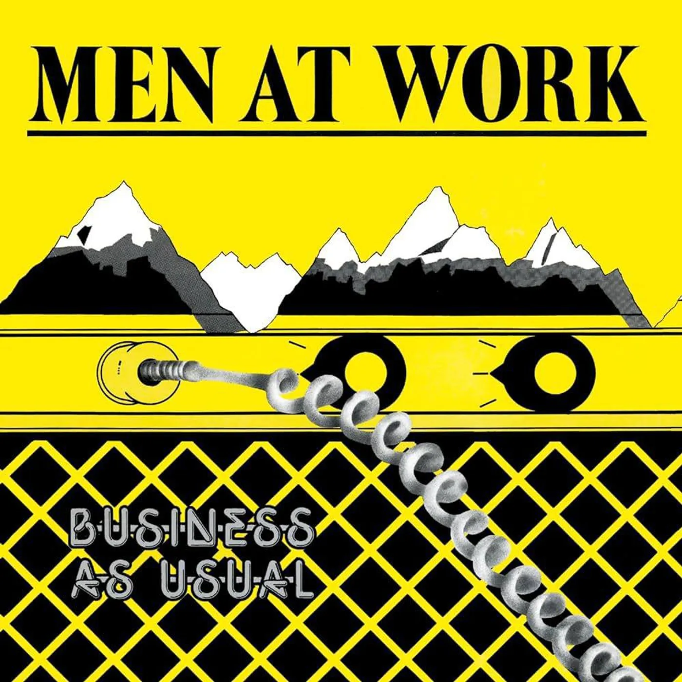 Men At Work Business As Usual Vinyl Record