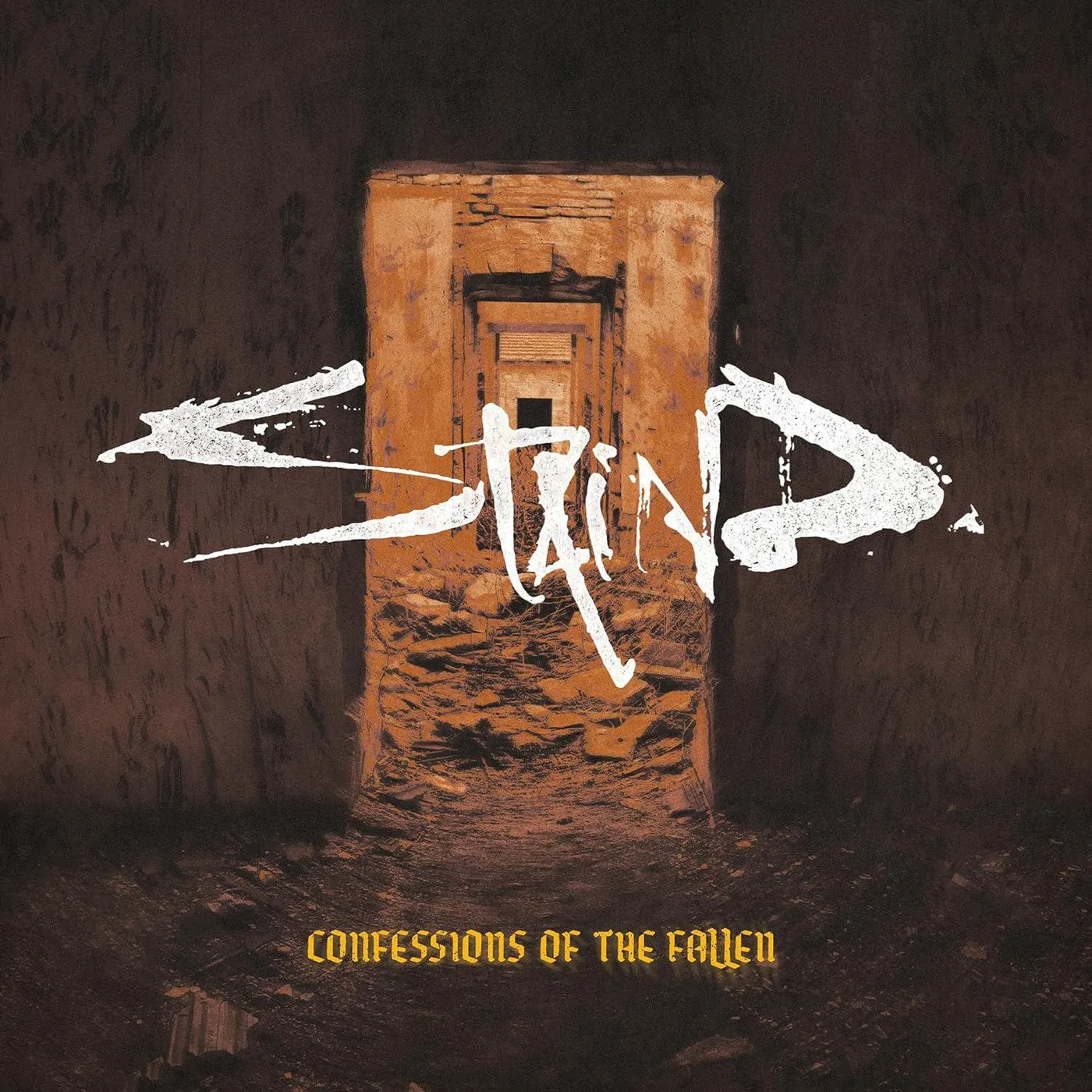 Staind Confessions Of The Fallen (Limited Color Run/Orange/Black & White Splatter) Vinyl Record