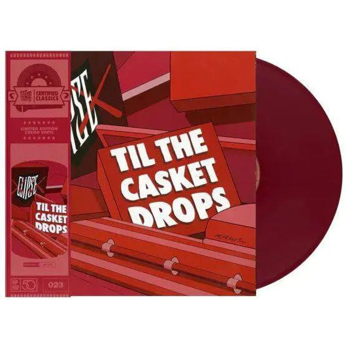 Clipse TIL THE CASKET DROPS (FRUIT PUNCH VINYL WITH HAND NUMBERED OBI) Vinyl Record